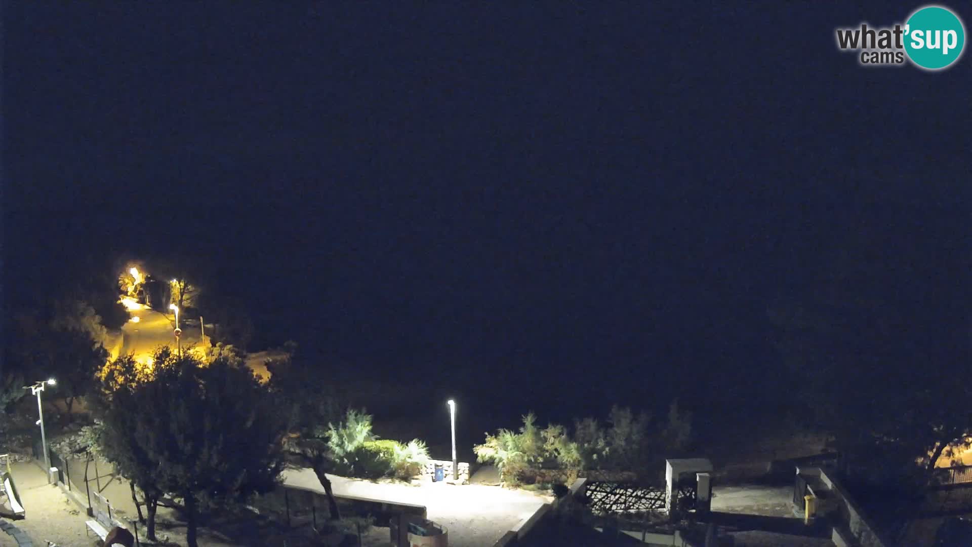 Webcam Plaža Male Mandre – Live View from Pag Island