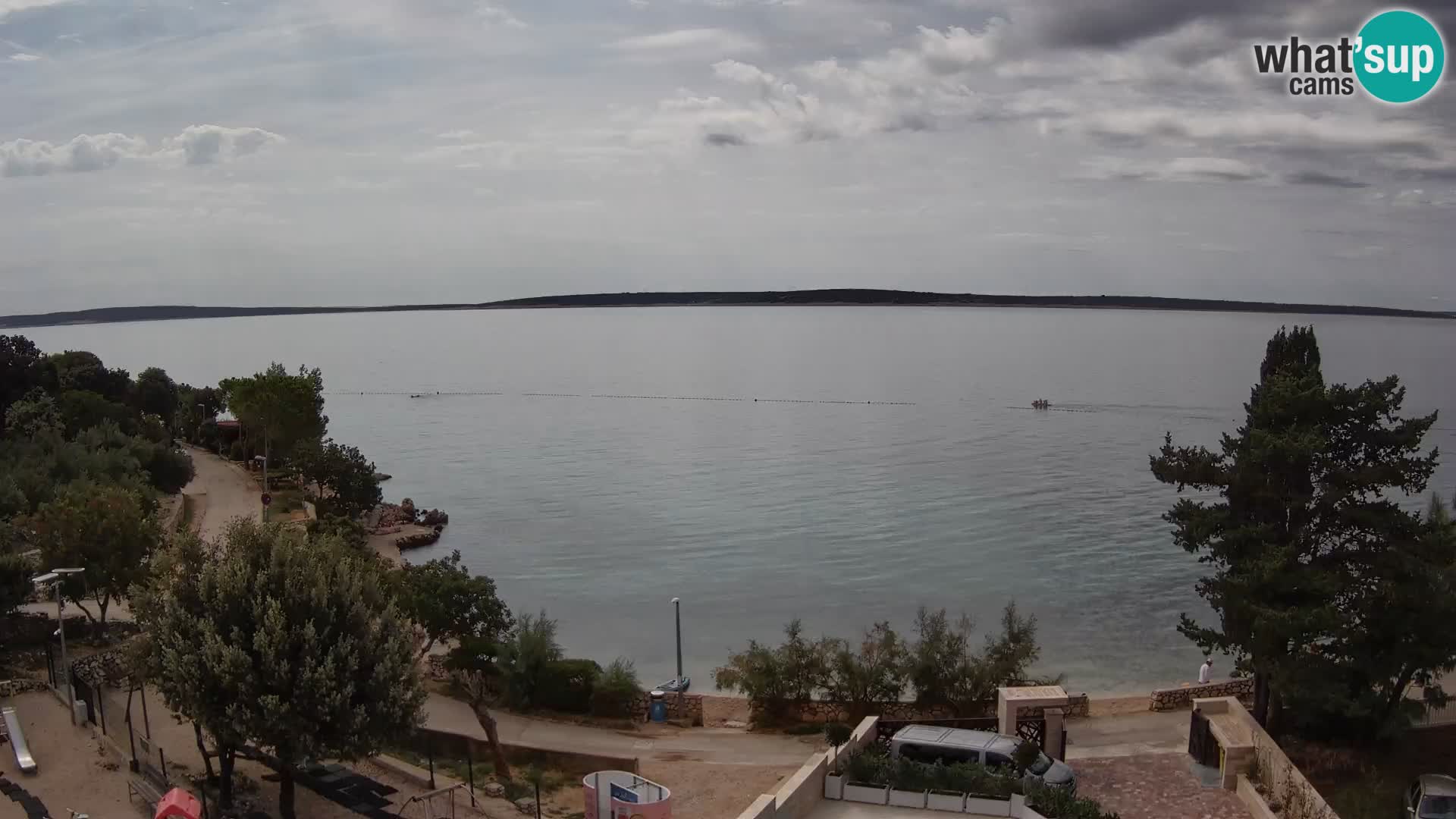 Webcam Plaža Male Mandre – Live View from Pag Island