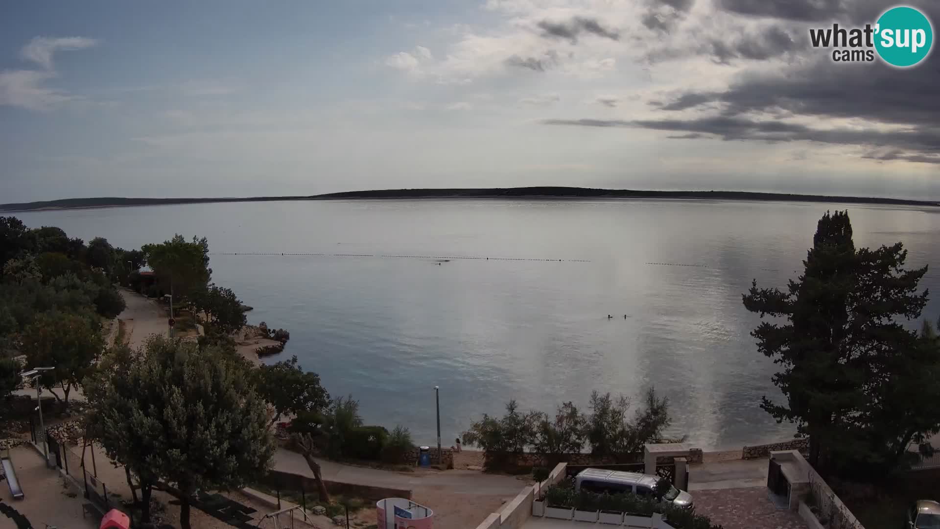 Webcam Plaža Male Mandre – Live View from Pag Island
