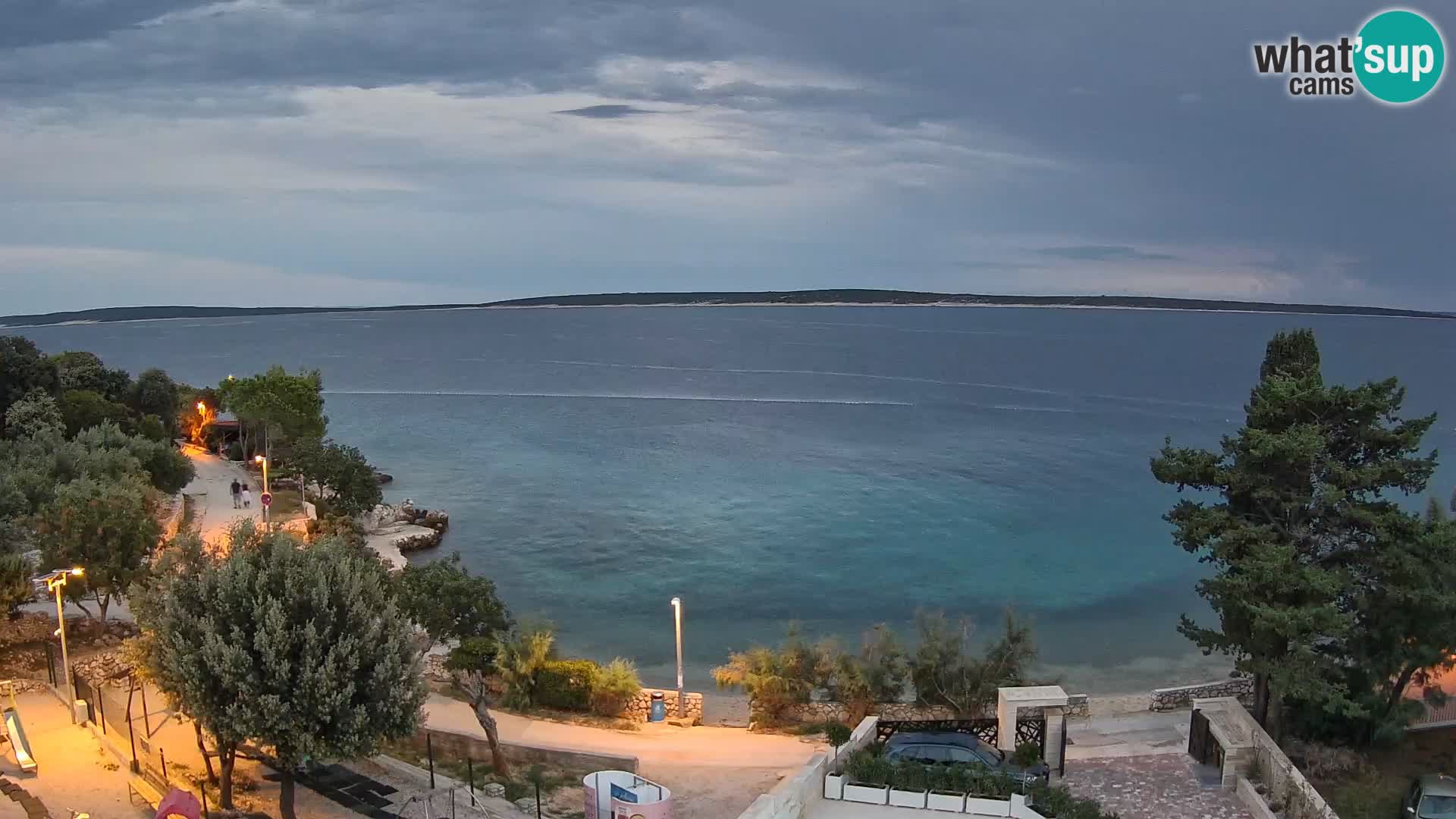 Webcam Plaža Male Mandre – Live View from Pag Island