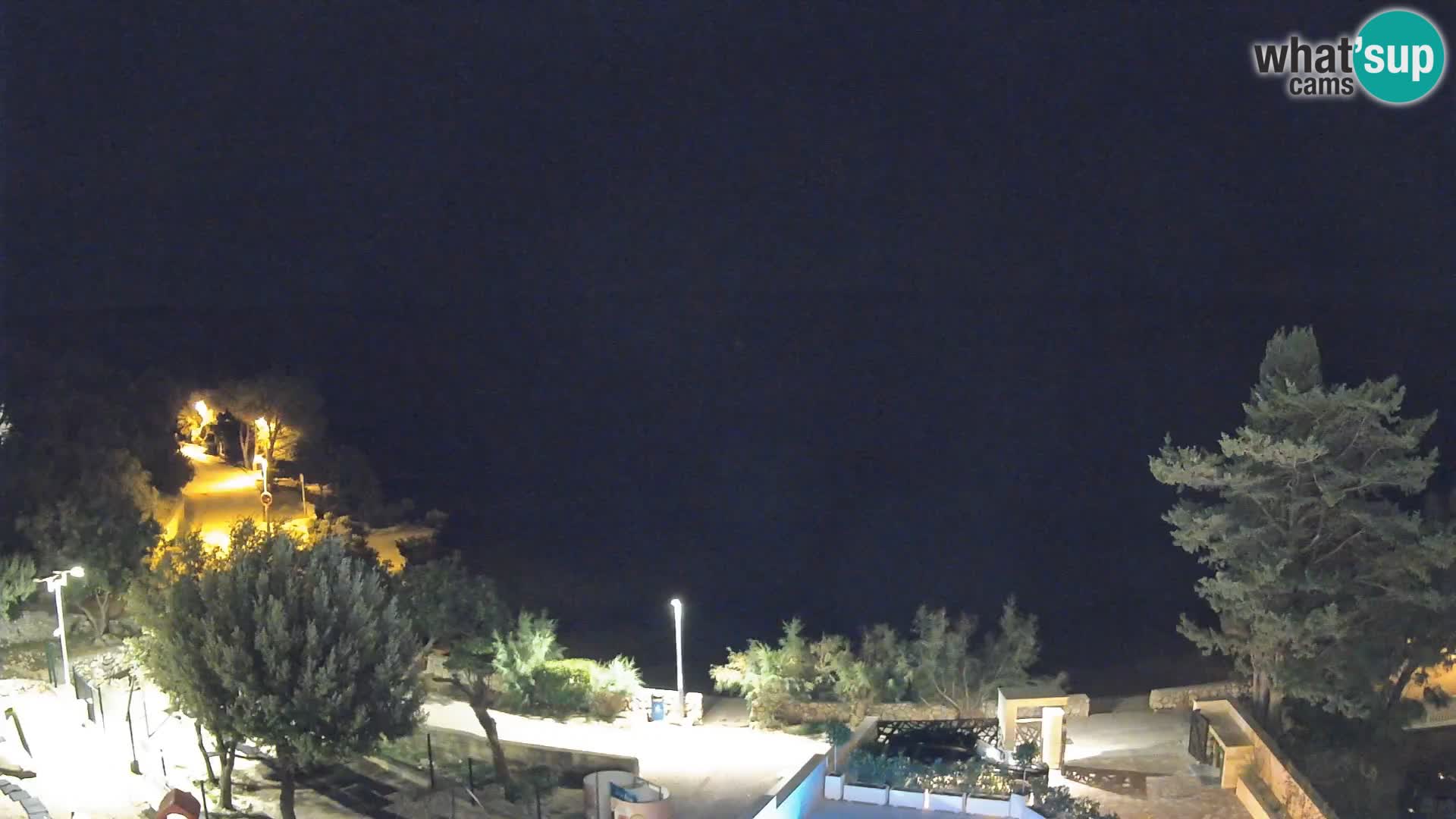 Webcam Strand Male Mandre – Liveblick von der Insel Pag