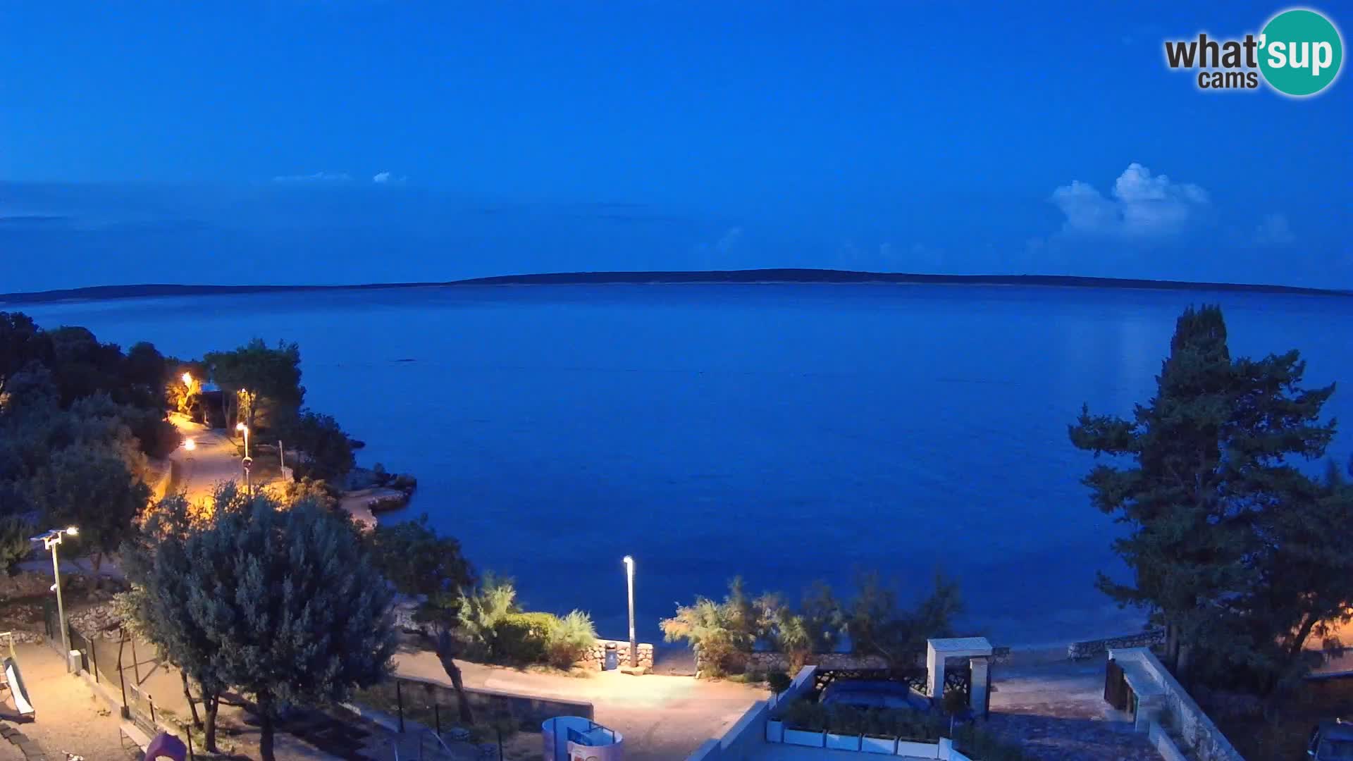 Webcam Playa Male Mandre en directo – Isla de Pag