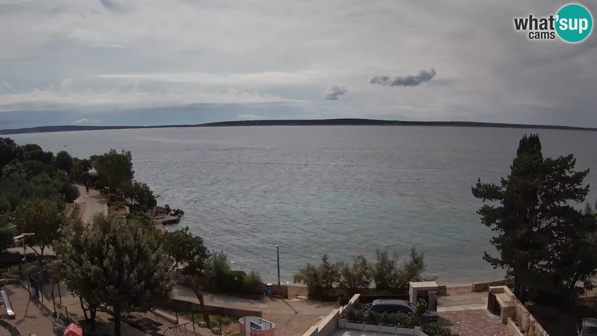 Webcam Plaža Male Mandre – Diretta dalla spiaggia sull’isola di Pag