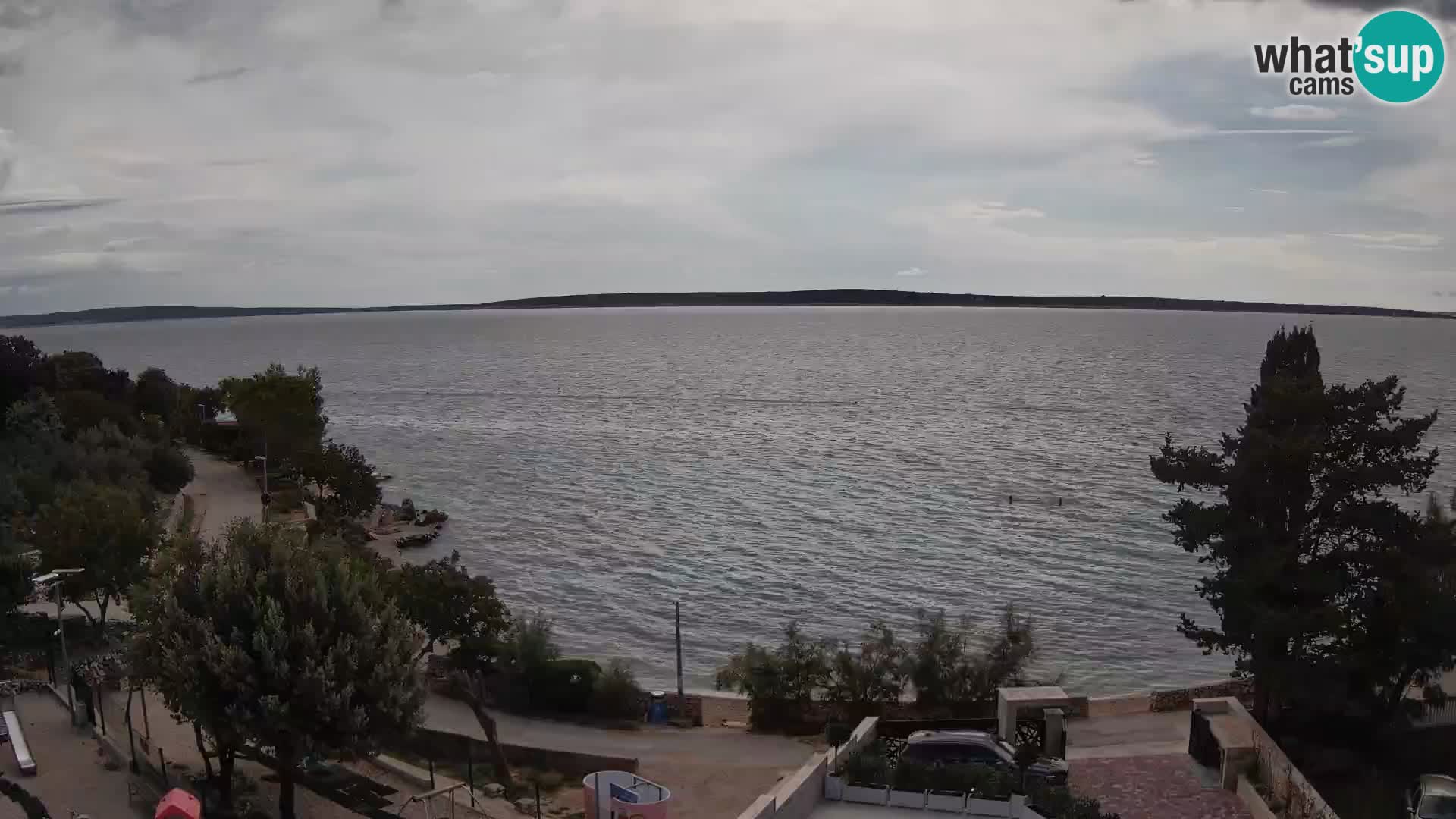Webcam Plaža Male Mandre – Diretta dalla spiaggia sull’isola di Pag