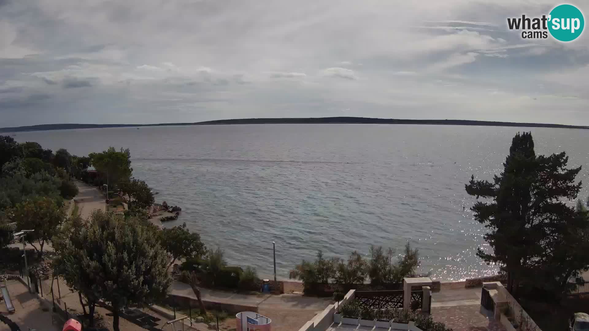 Webcam Plaža Male Mandre – Live View from Pag Island