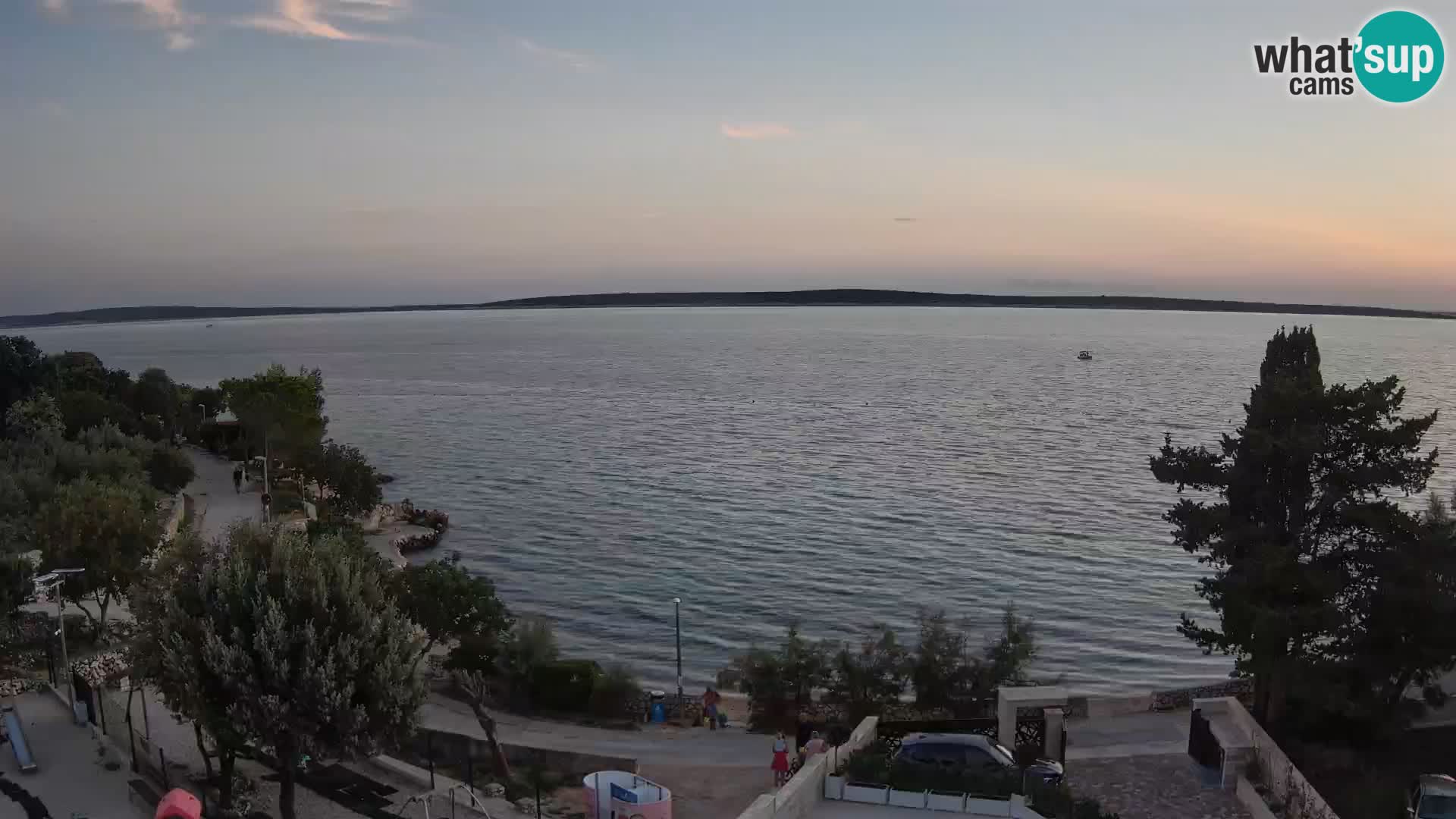 Webcam Plaža Male Mandre – Live View from Pag Island