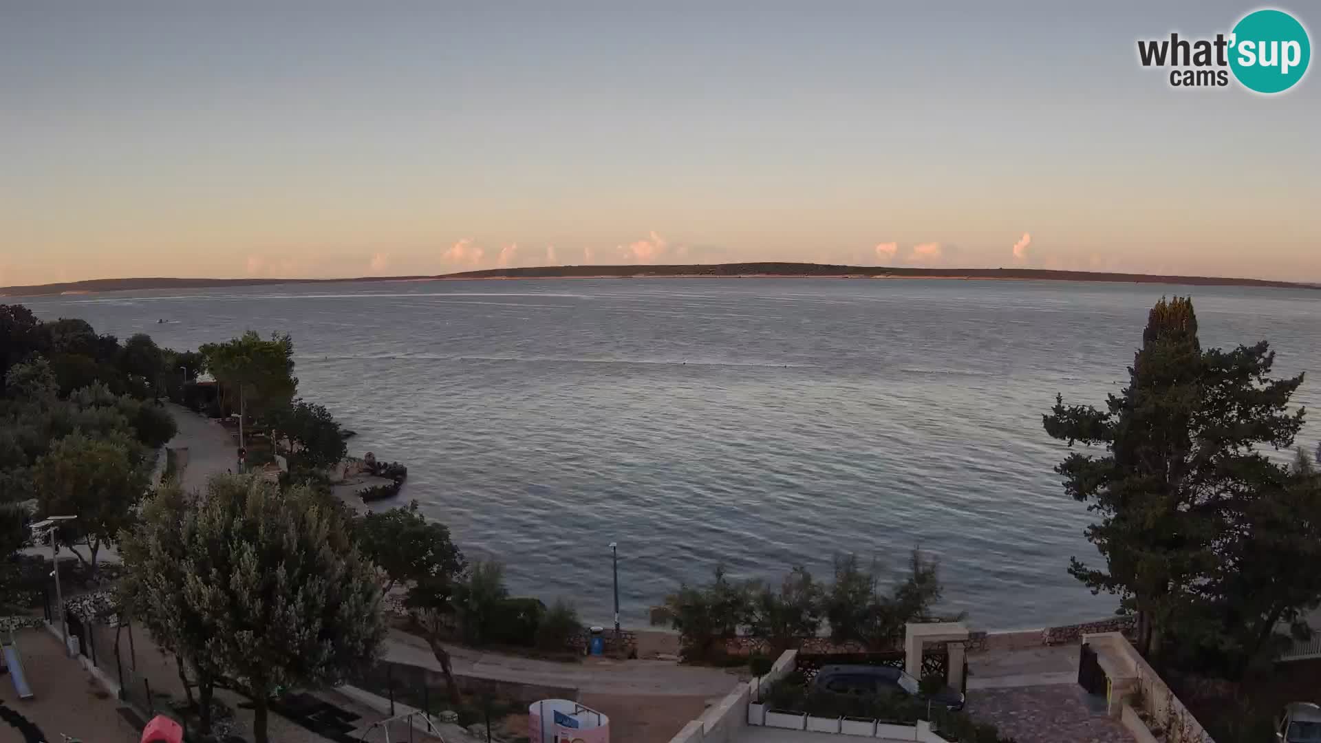 Webcam Plaža Male Mandre – Live View from Pag Island