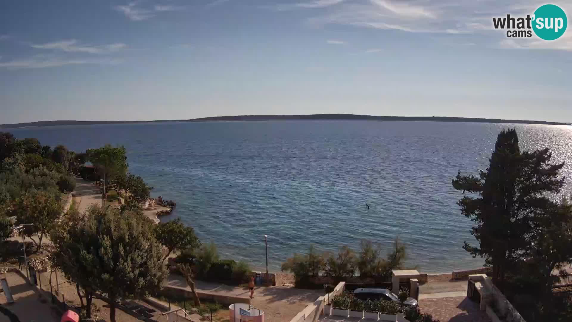 Webcam Plaža Male Mandre – Live View from Pag Island