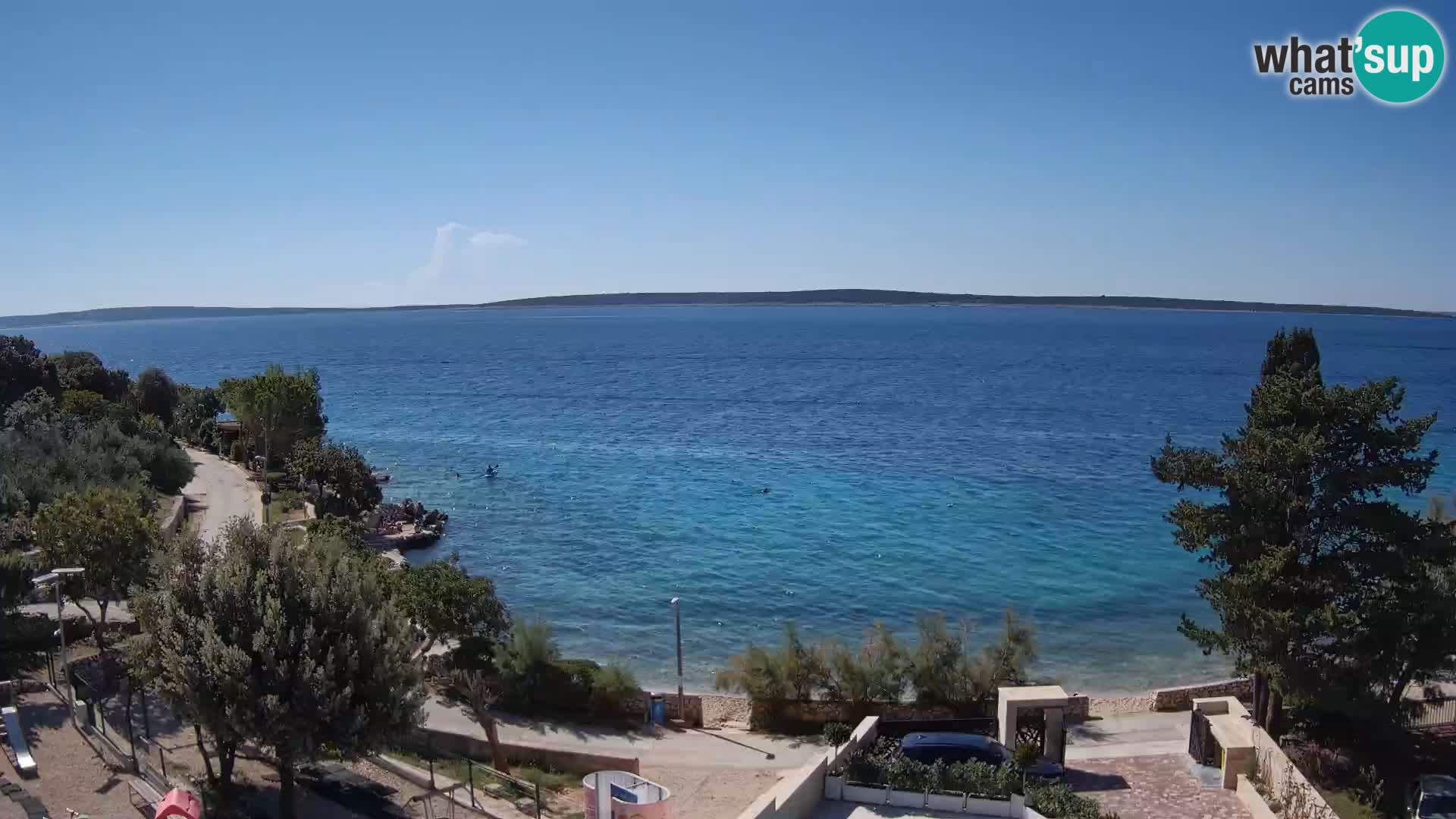 Webcam Playa Male Mandre en directo – Isla de Pag