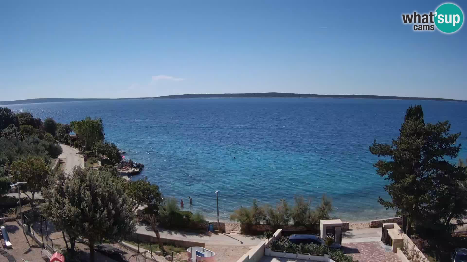 Webcam Playa Male Mandre en directo – Isla de Pag