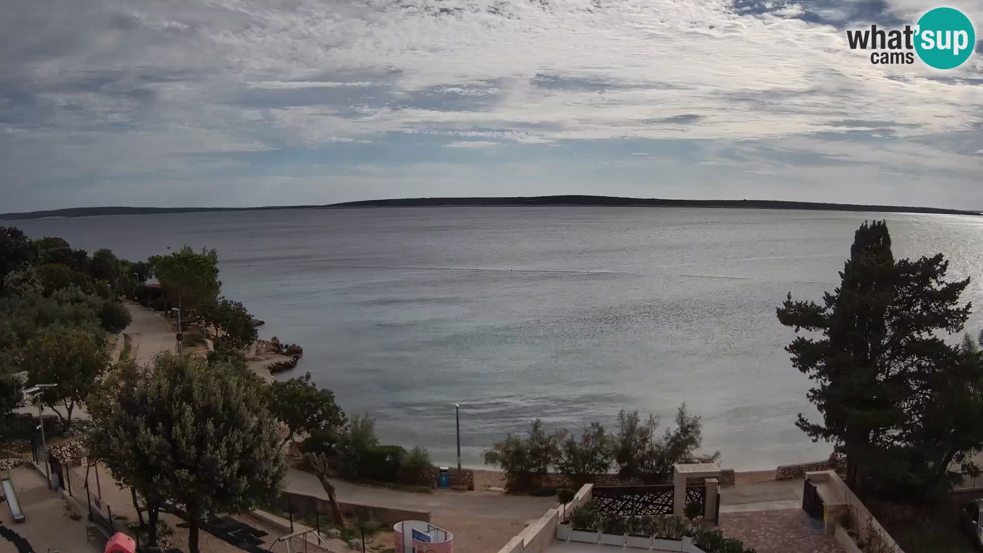 Webcam Plaža Male Mandre – Live View from Pag Island