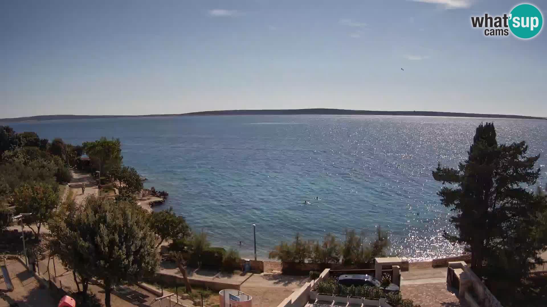 Webcam Playa Male Mandre en directo – Isla de Pag
