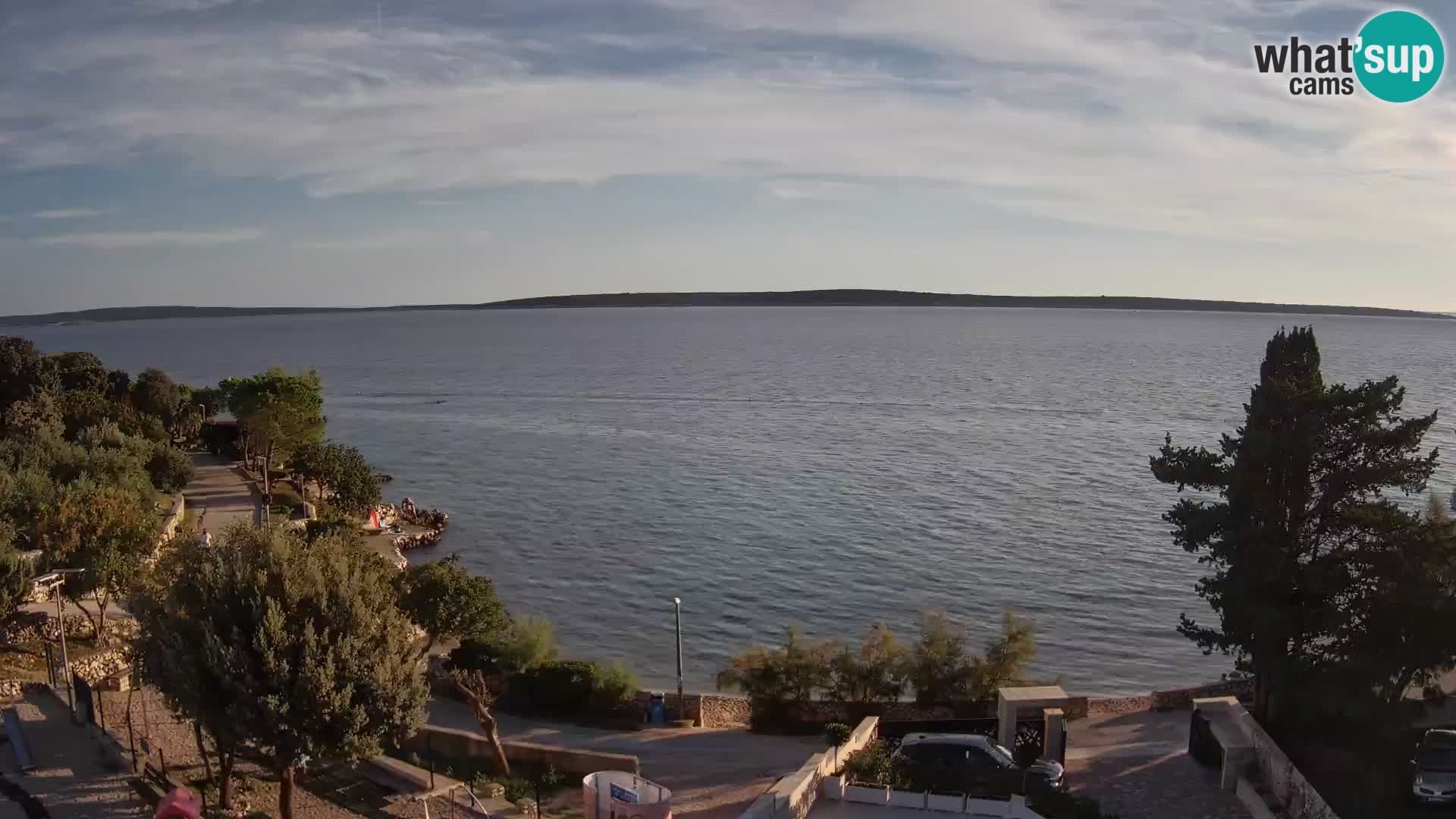 Webcam Plaža Male Mandre – Live View from Pag Island