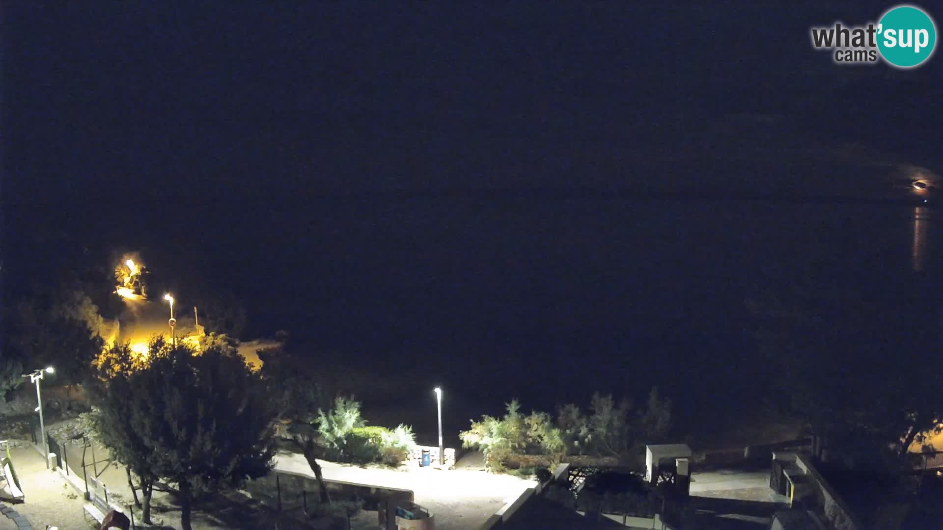 Webcam Plaža Male Mandre – Live View from Pag Island