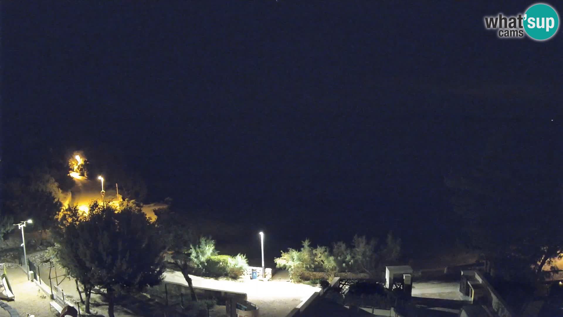 Webcam Plaža Male Mandre – Diretta dalla spiaggia sull’isola di Pag