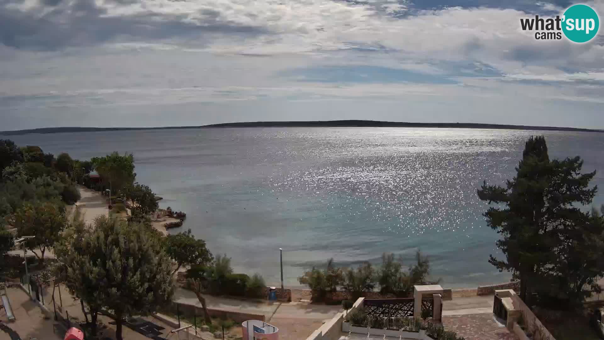 Webcam Playa Male Mandre en directo – Isla de Pag