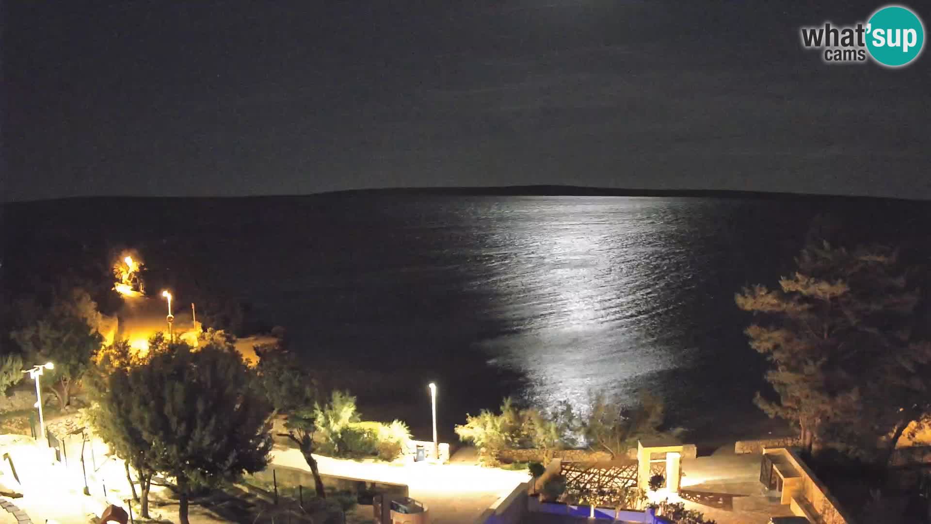 Webcam Plaža Male Mandre – Live View from Pag Island