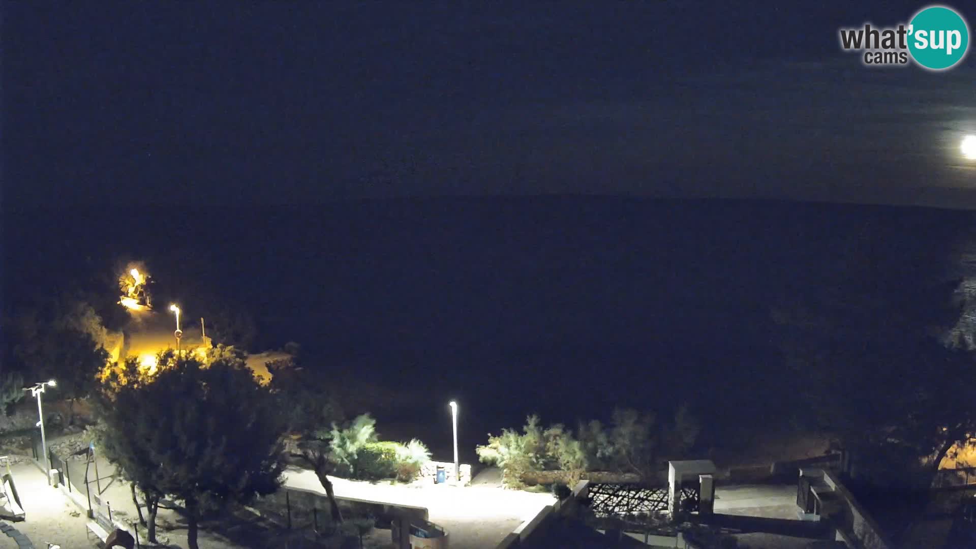 Webcam Strand Male Mandre – Liveblick von der Insel Pag