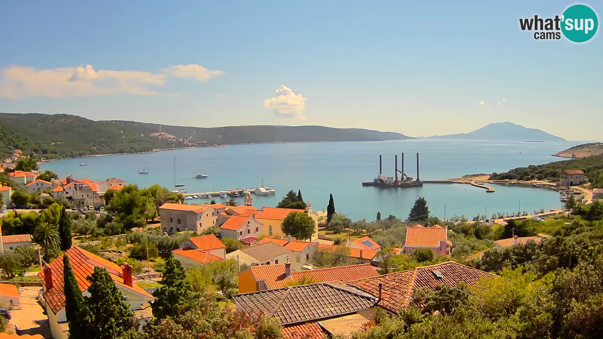 Spletna kamera v živo Martinšćica – otok Cres – Hrvaška