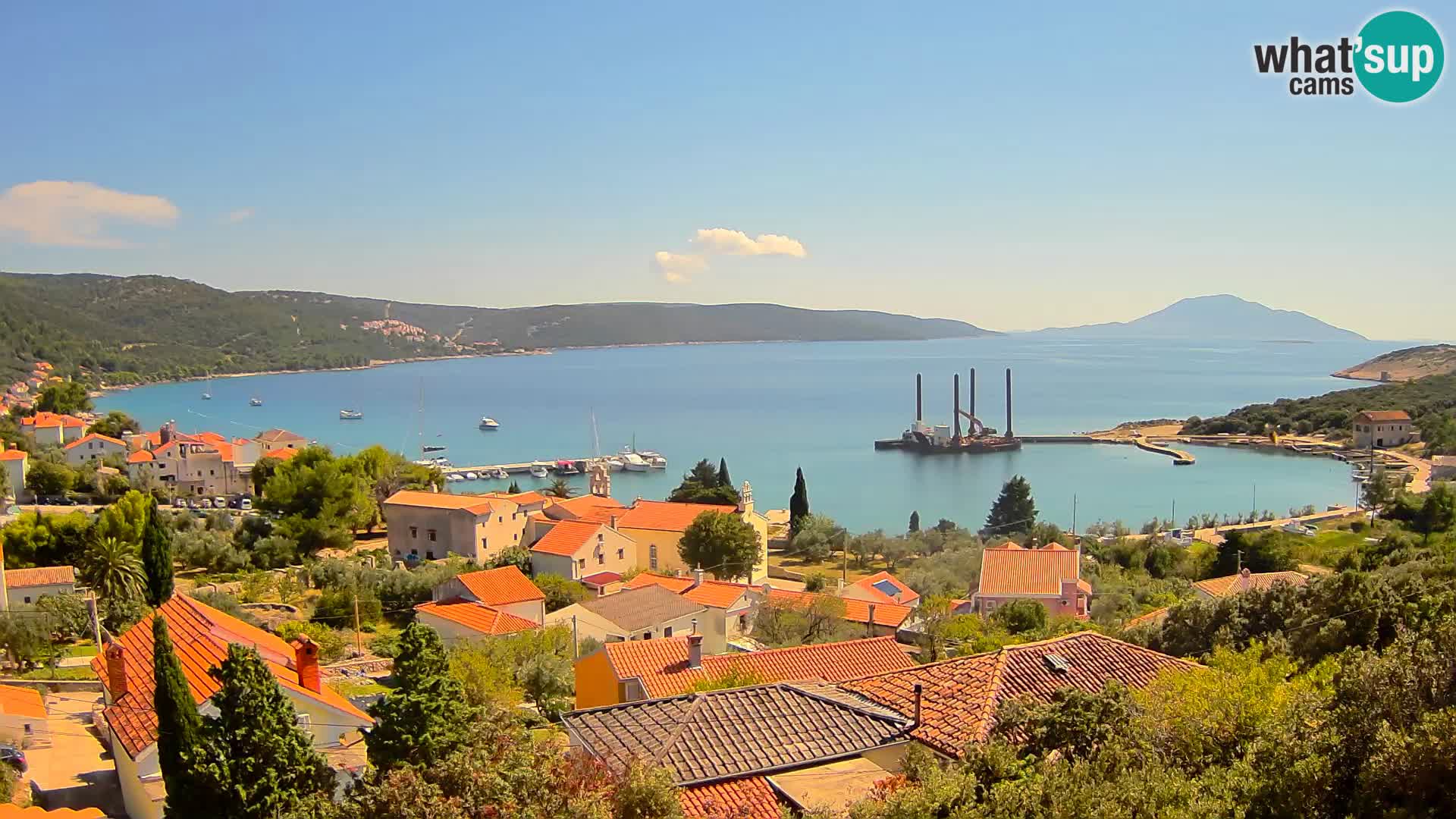 Spletna kamera v živo Martinšćica – otok Cres – Hrvaška