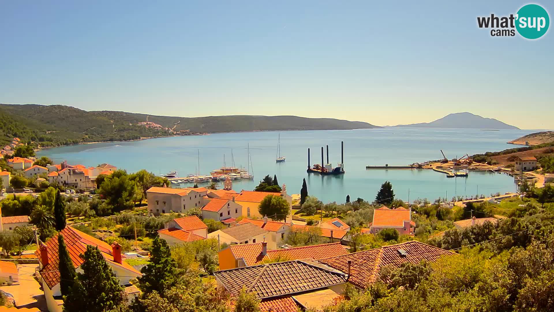Spletna kamera v živo Martinšćica – otok Cres – Hrvaška