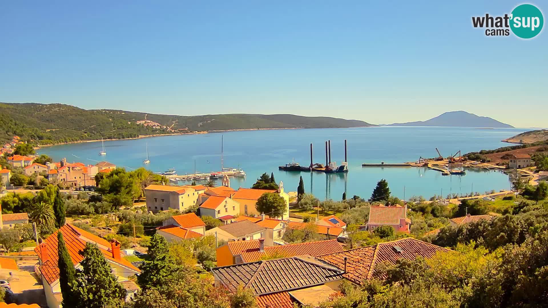 Spletna kamera v živo Martinšćica – otok Cres – Hrvaška