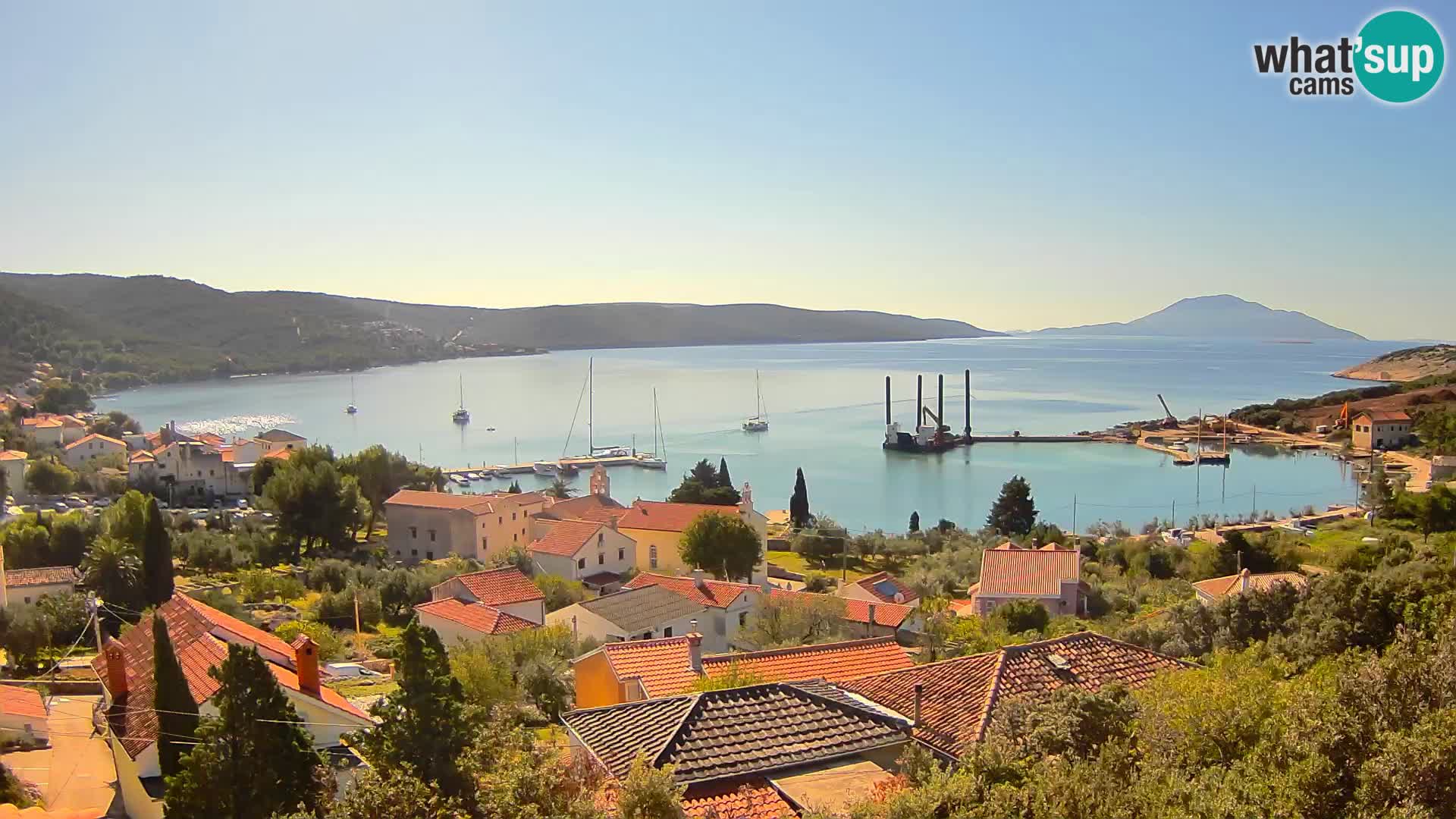 Spletna kamera v živo Martinšćica – otok Cres – Hrvaška