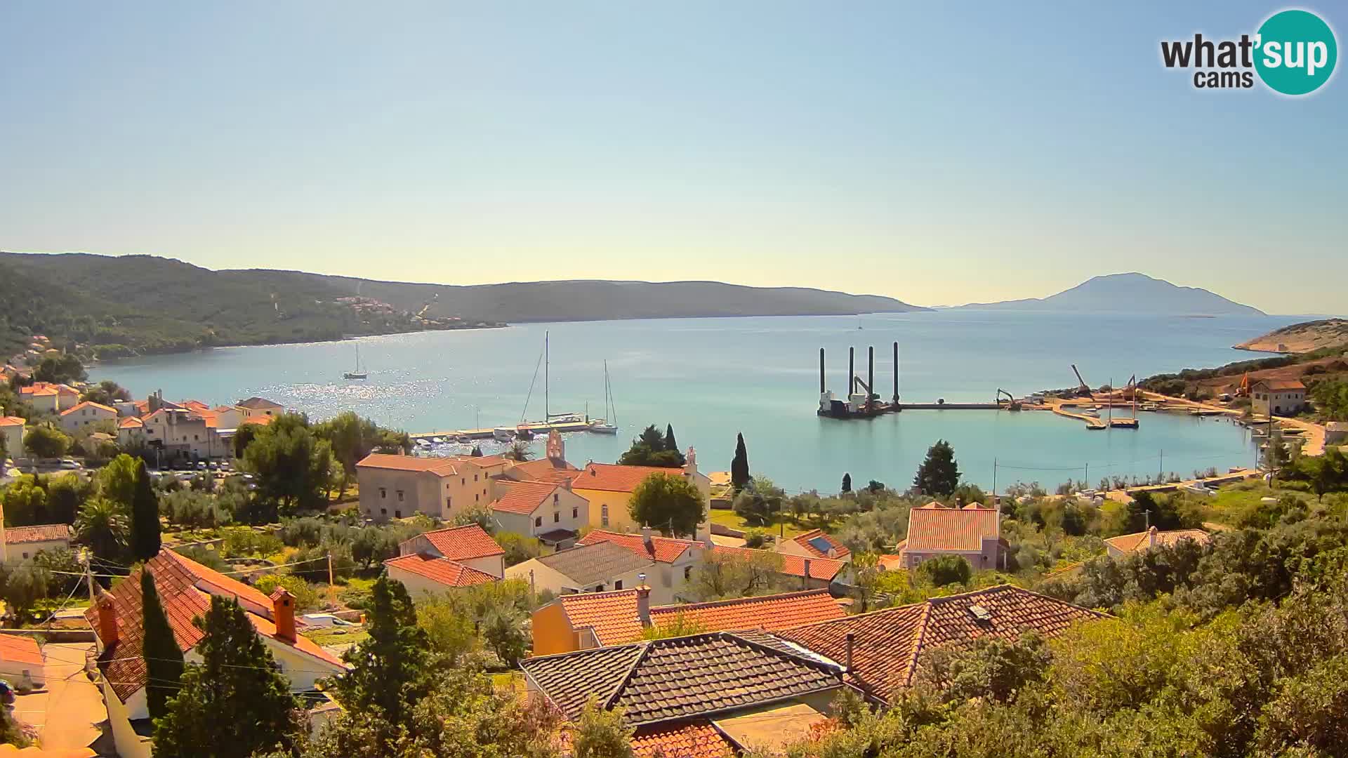 Spletna kamera v živo Martinšćica – otok Cres – Hrvaška