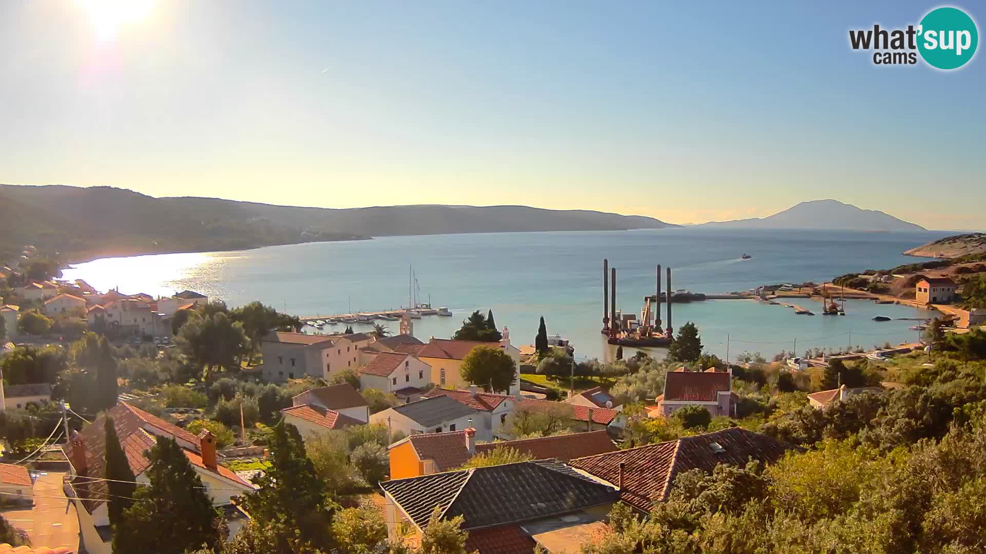 Spletna kamera v živo Martinšćica – otok Cres – Hrvaška