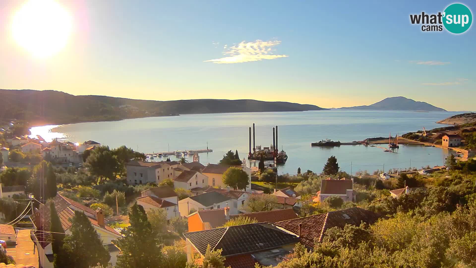 Spletna kamera v živo Martinšćica – otok Cres – Hrvaška