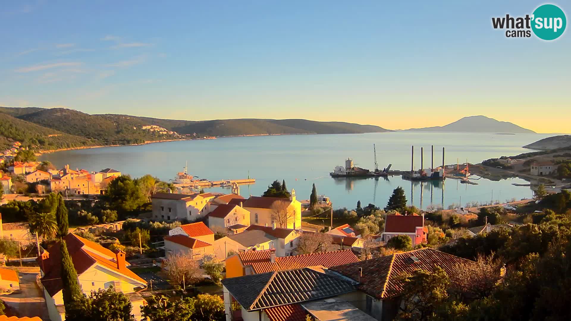 Spletna kamera v živo Martinšćica – otok Cres – Hrvaška