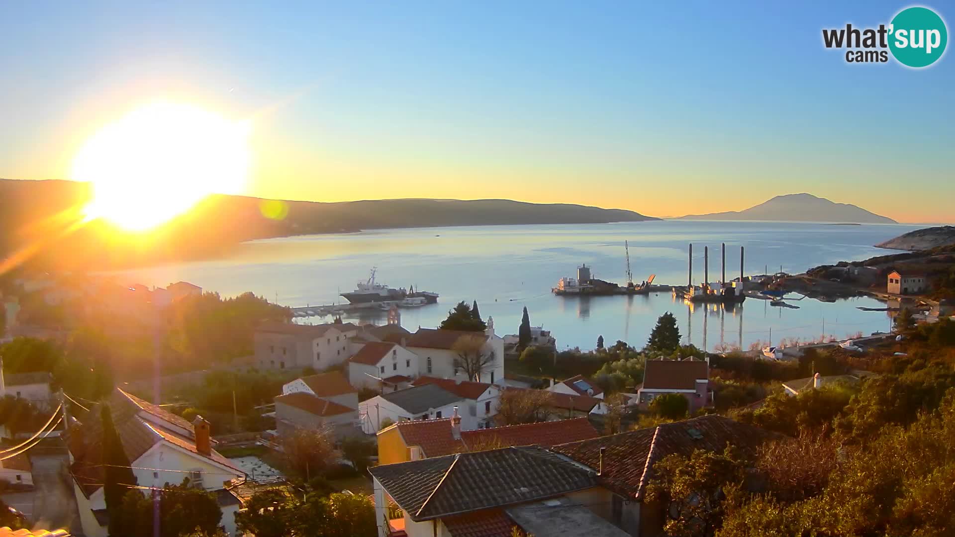 Spletna kamera v živo Martinšćica – otok Cres – Hrvaška