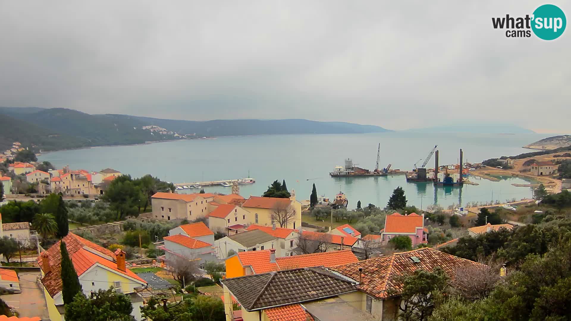 Spletna kamera v živo Martinšćica – otok Cres – Hrvaška