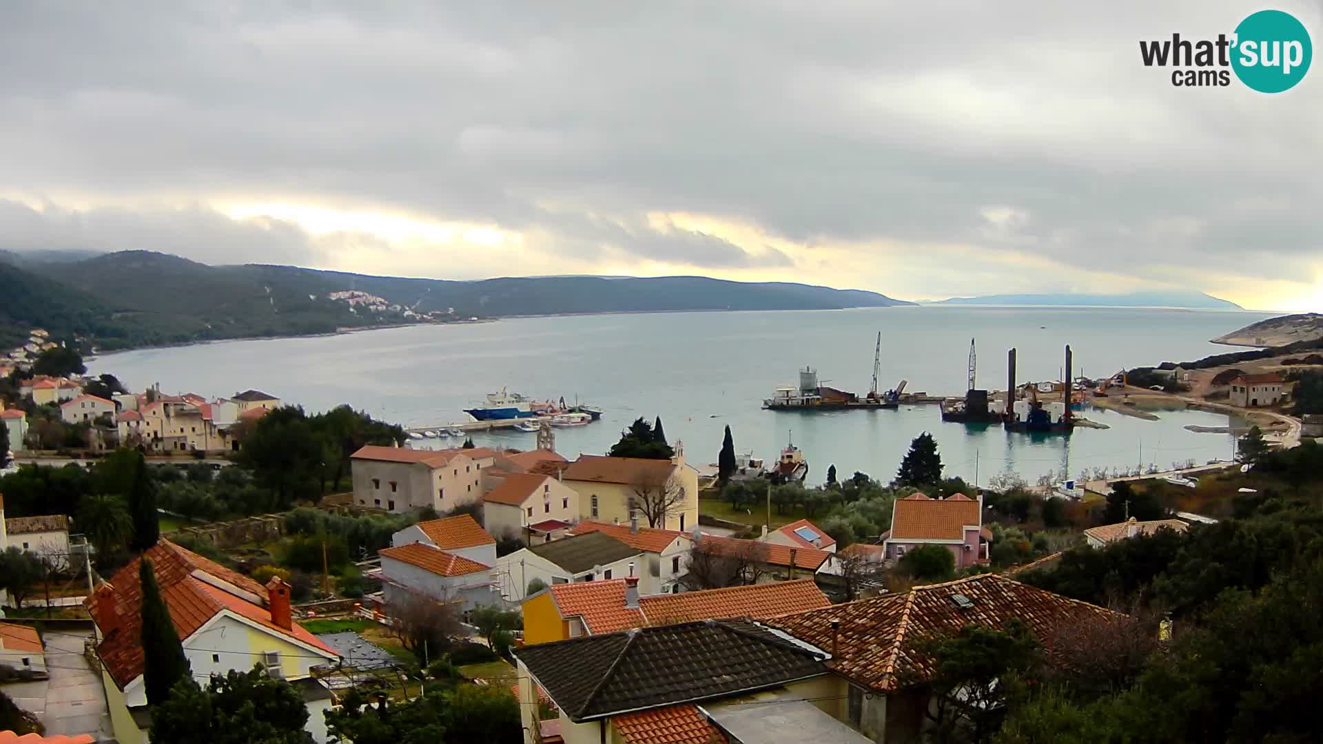 Spletna kamera v živo Martinšćica – otok Cres – Hrvaška