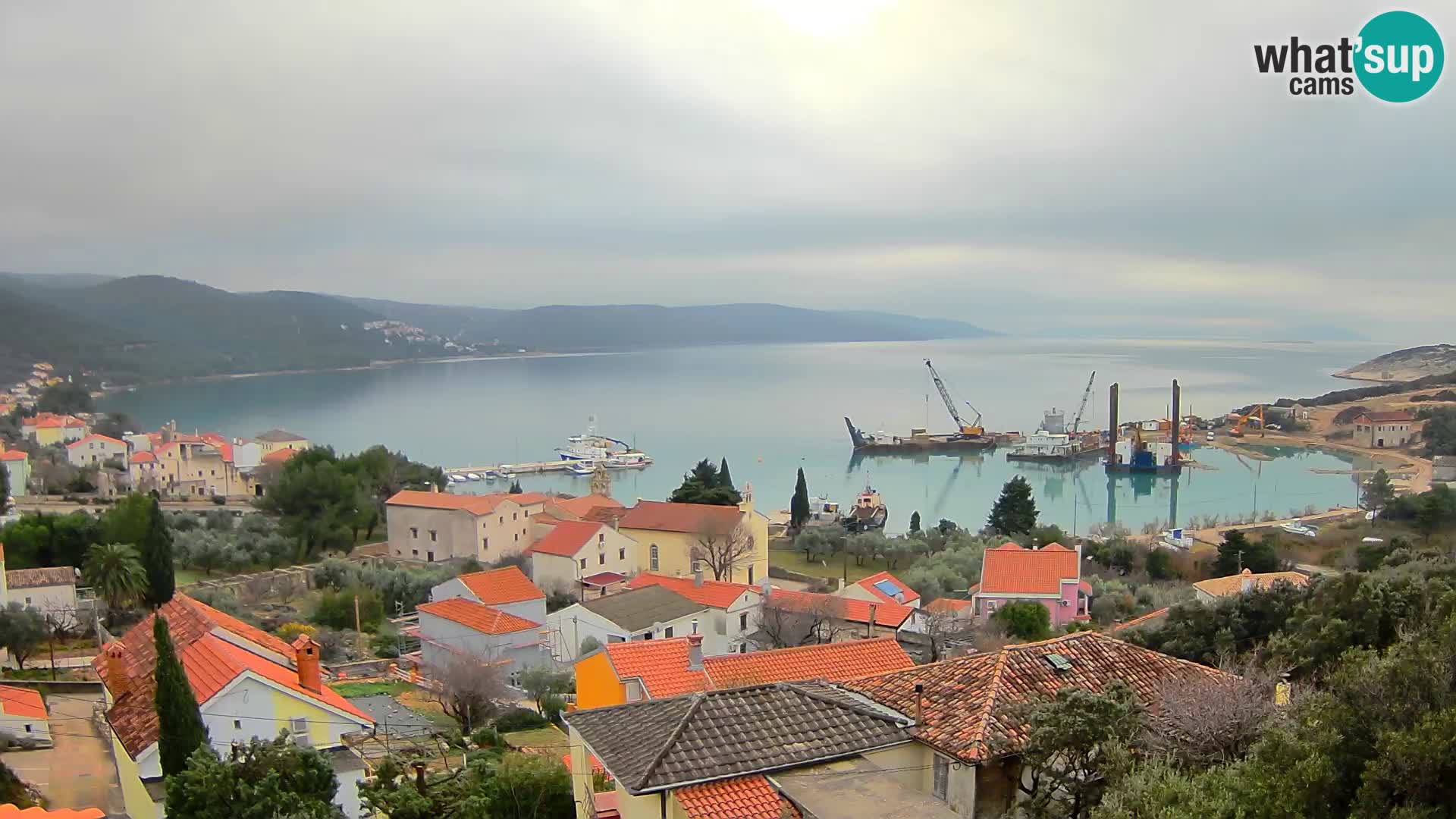 Spletna kamera v živo Martinšćica – otok Cres – Hrvaška