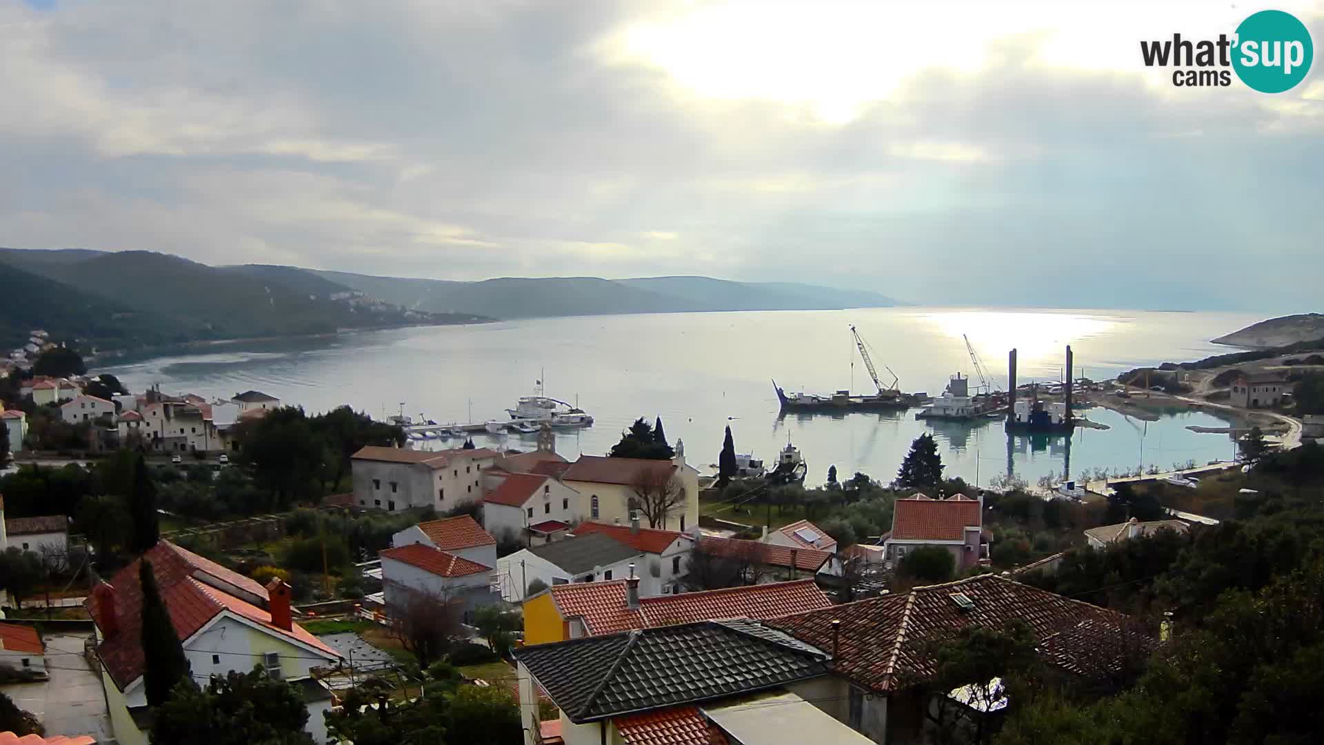 Spletna kamera v živo Martinšćica – otok Cres – Hrvaška