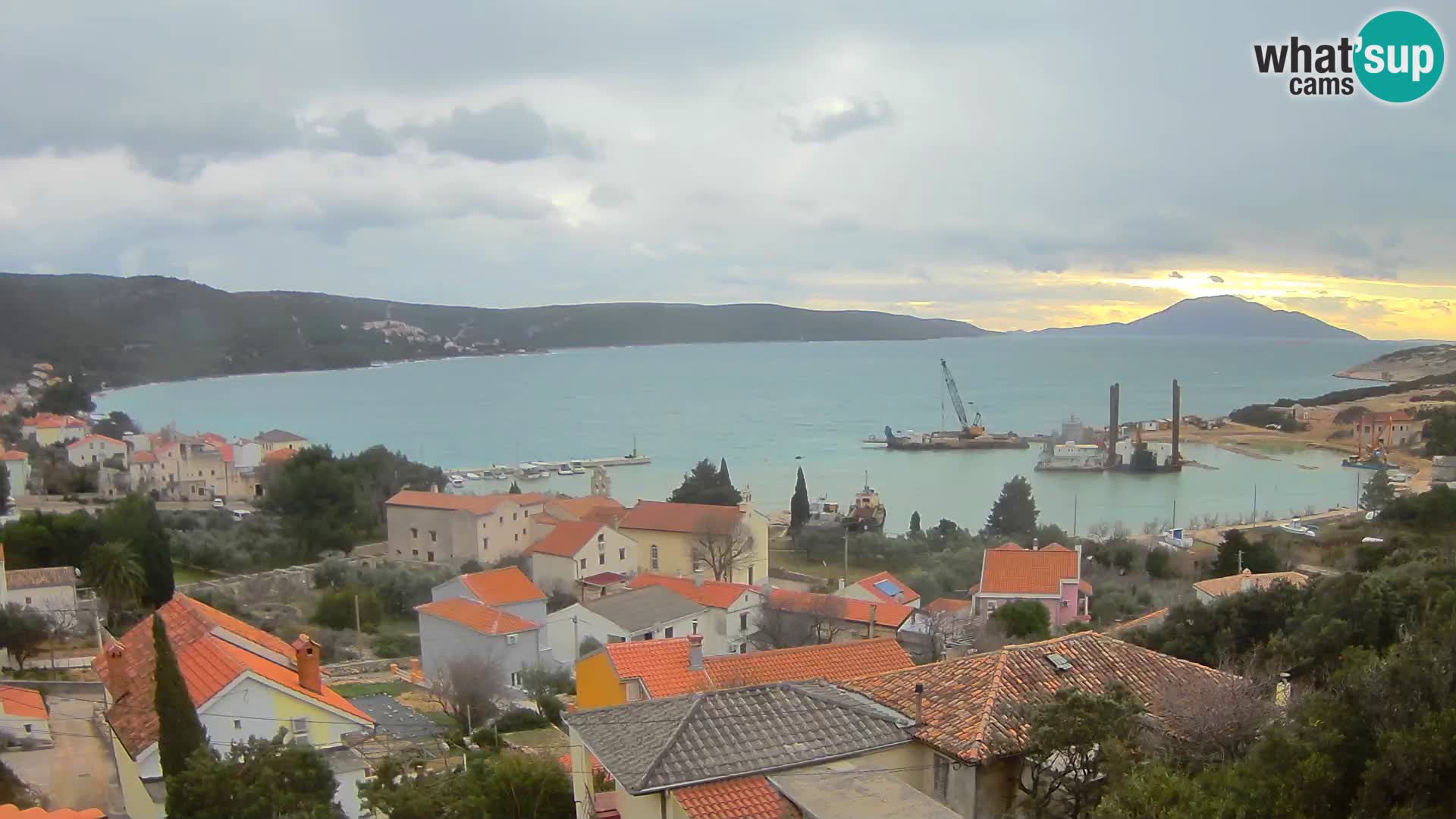 Spletna kamera v živo Martinšćica – otok Cres – Hrvaška