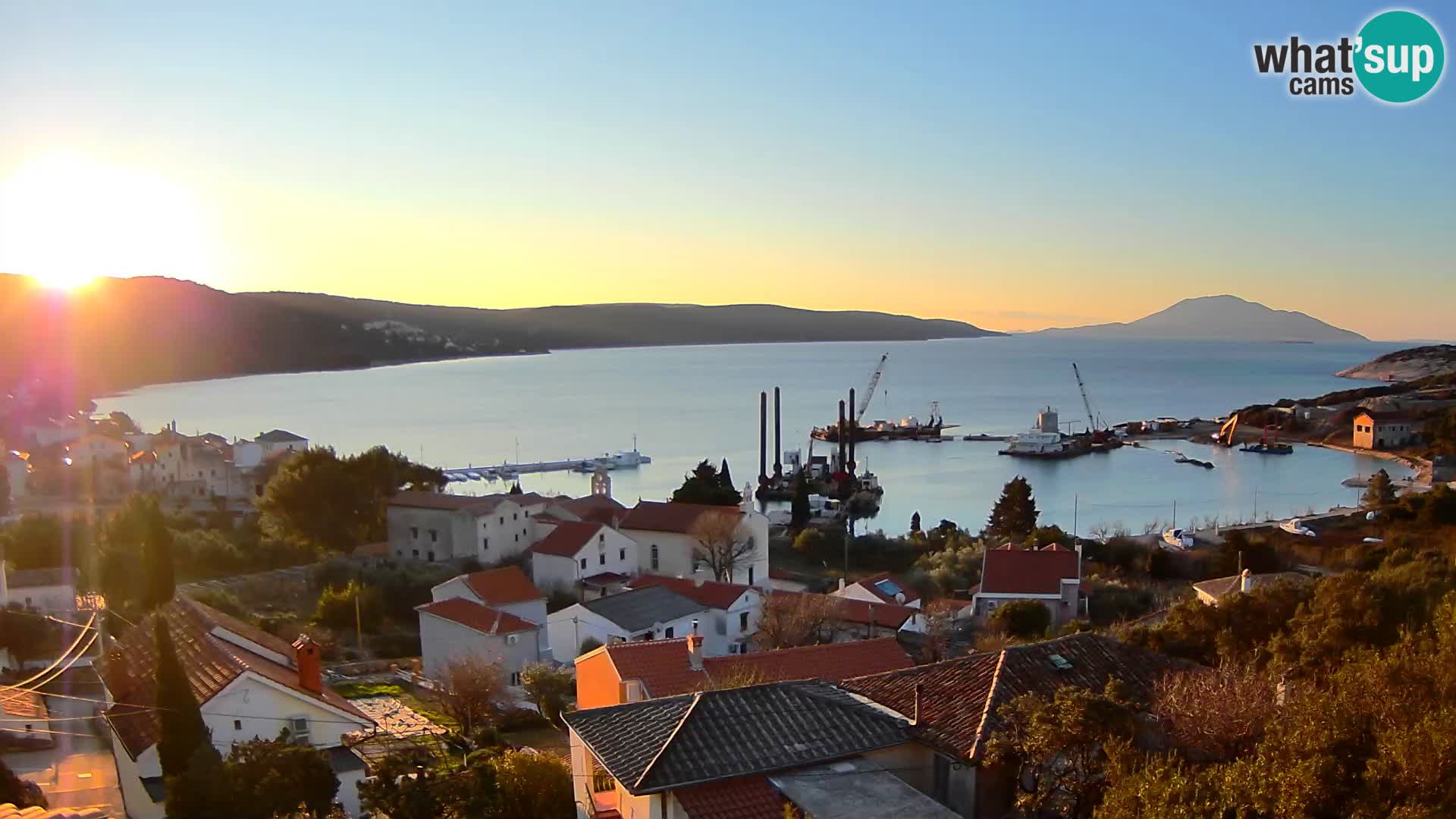 Spletna kamera v živo Martinšćica – otok Cres – Hrvaška