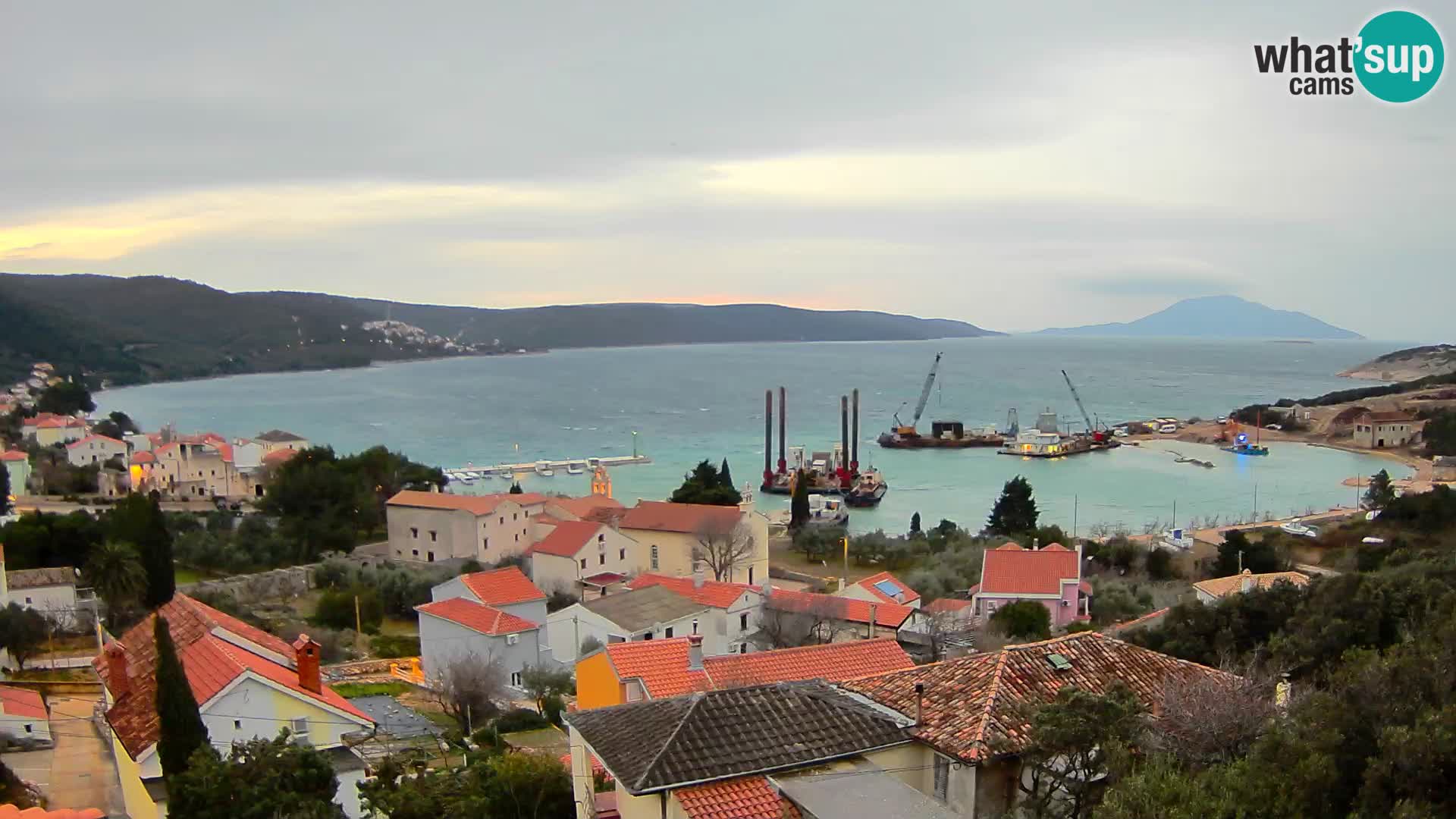 Spletna kamera v živo Martinšćica – otok Cres – Hrvaška