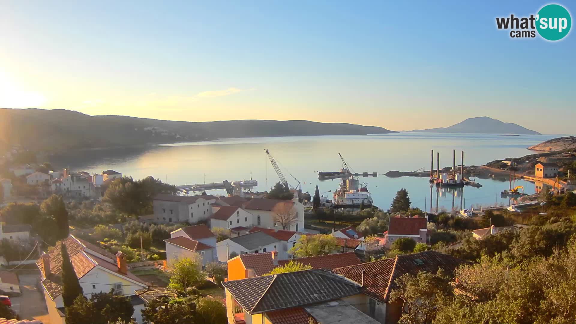 Spletna kamera v živo Martinšćica – otok Cres – Hrvaška