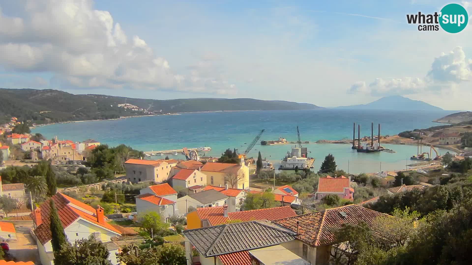 Spletna kamera v živo Martinšćica – otok Cres – Hrvaška