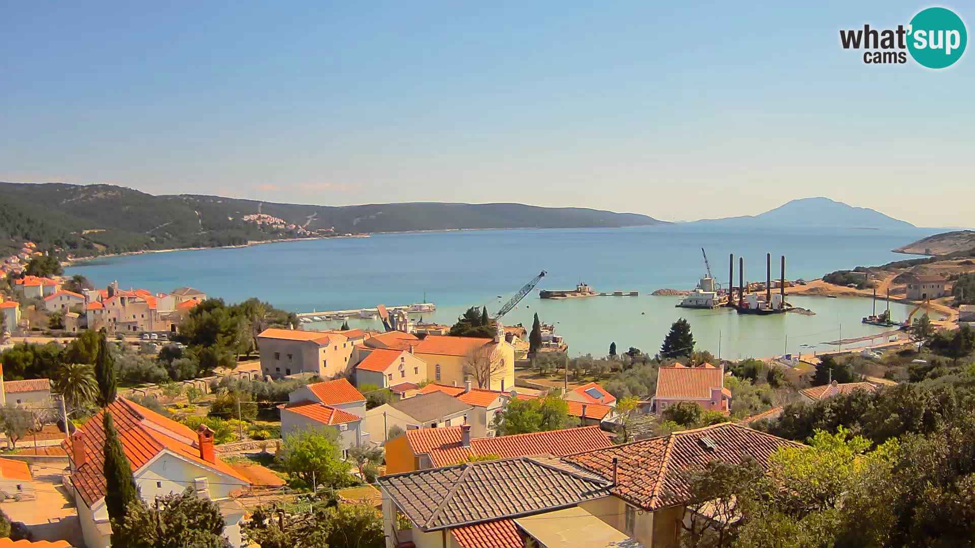 Spletna kamera v živo Martinšćica – otok Cres – Hrvaška