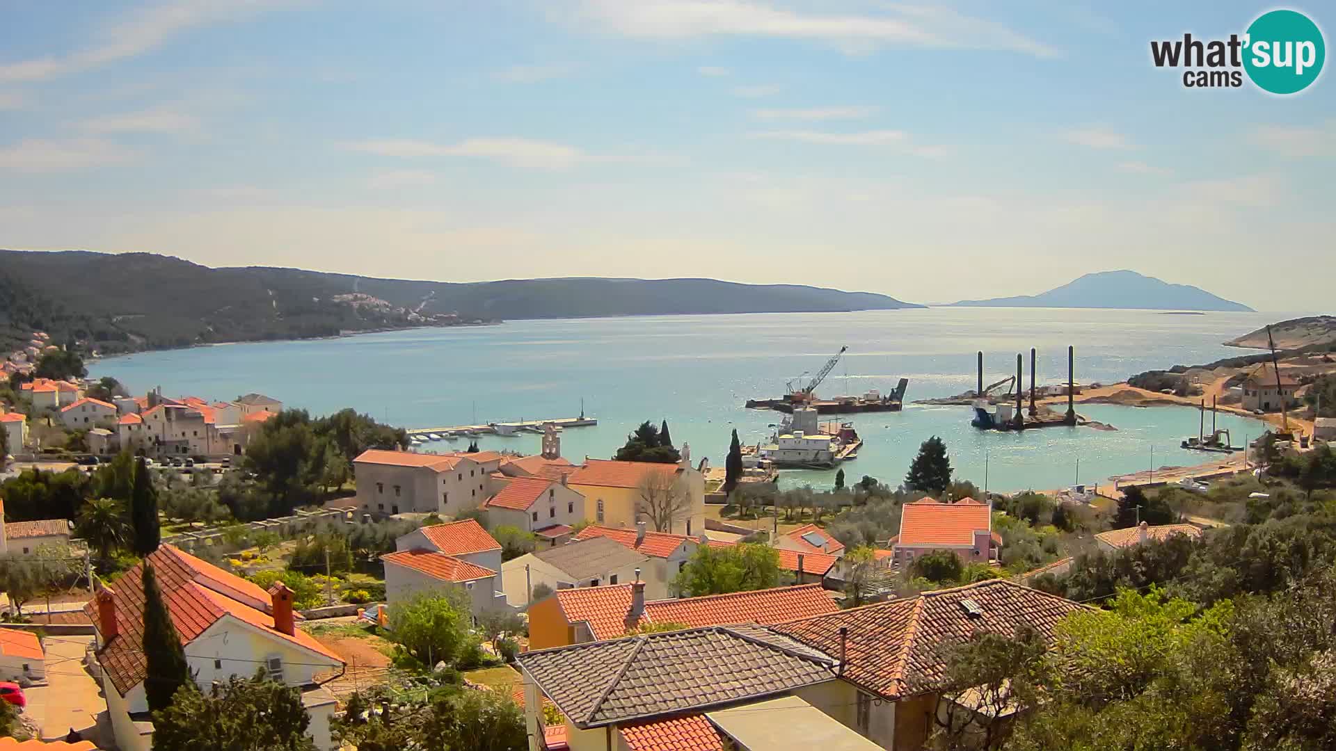 Spletna kamera v živo Martinšćica – otok Cres – Hrvaška