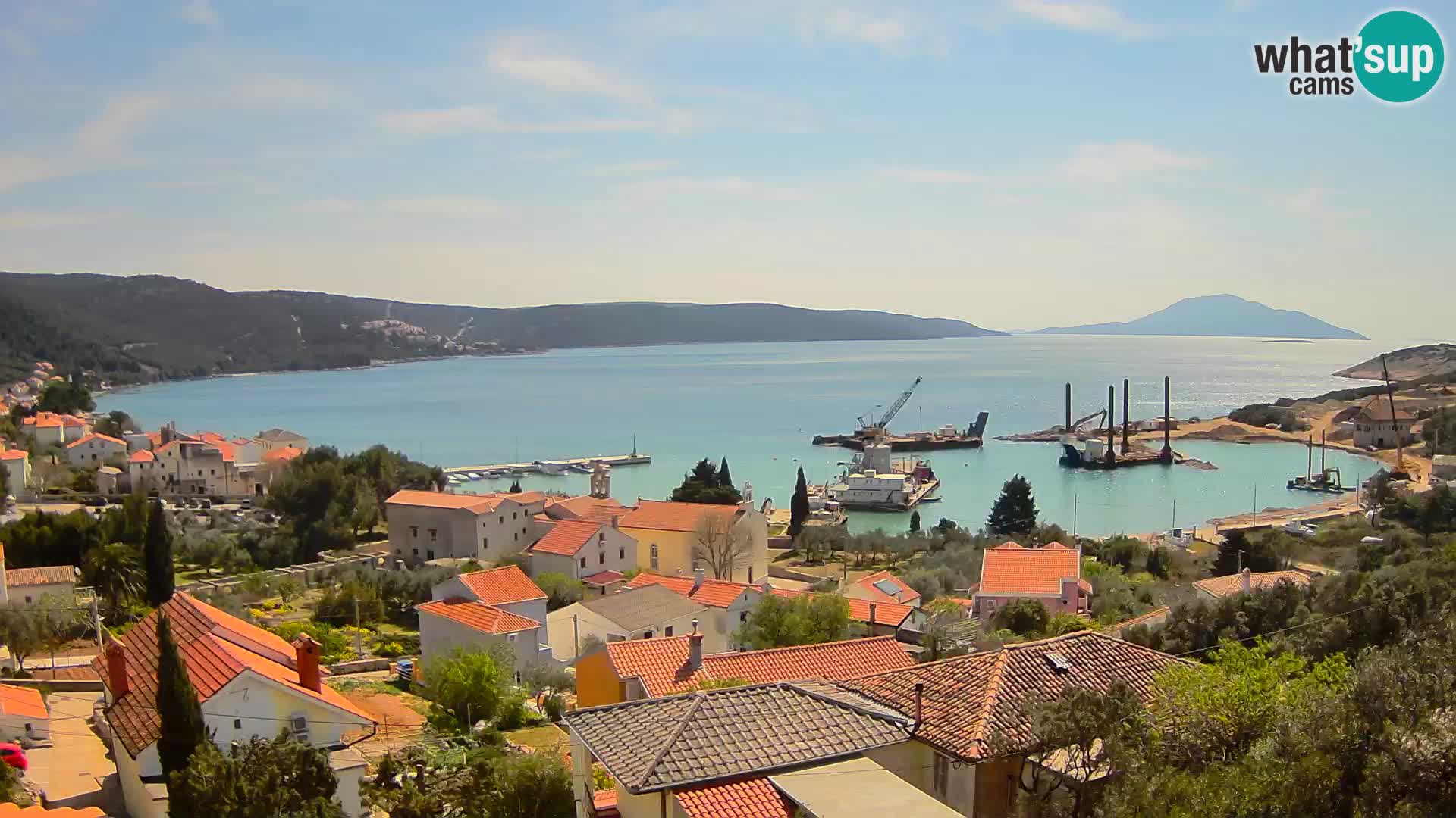 Spletna kamera v živo Martinšćica – otok Cres – Hrvaška