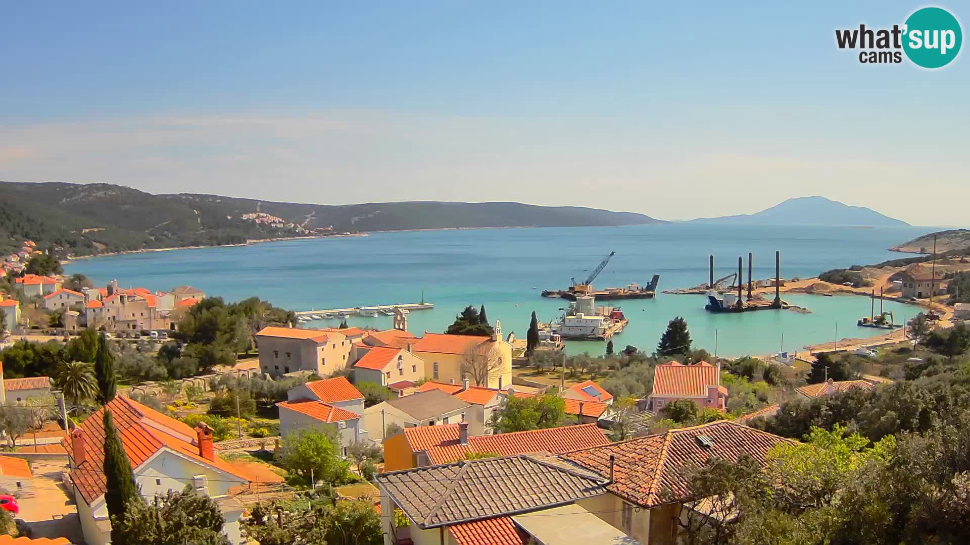 Spletna kamera v živo Martinšćica – otok Cres – Hrvaška