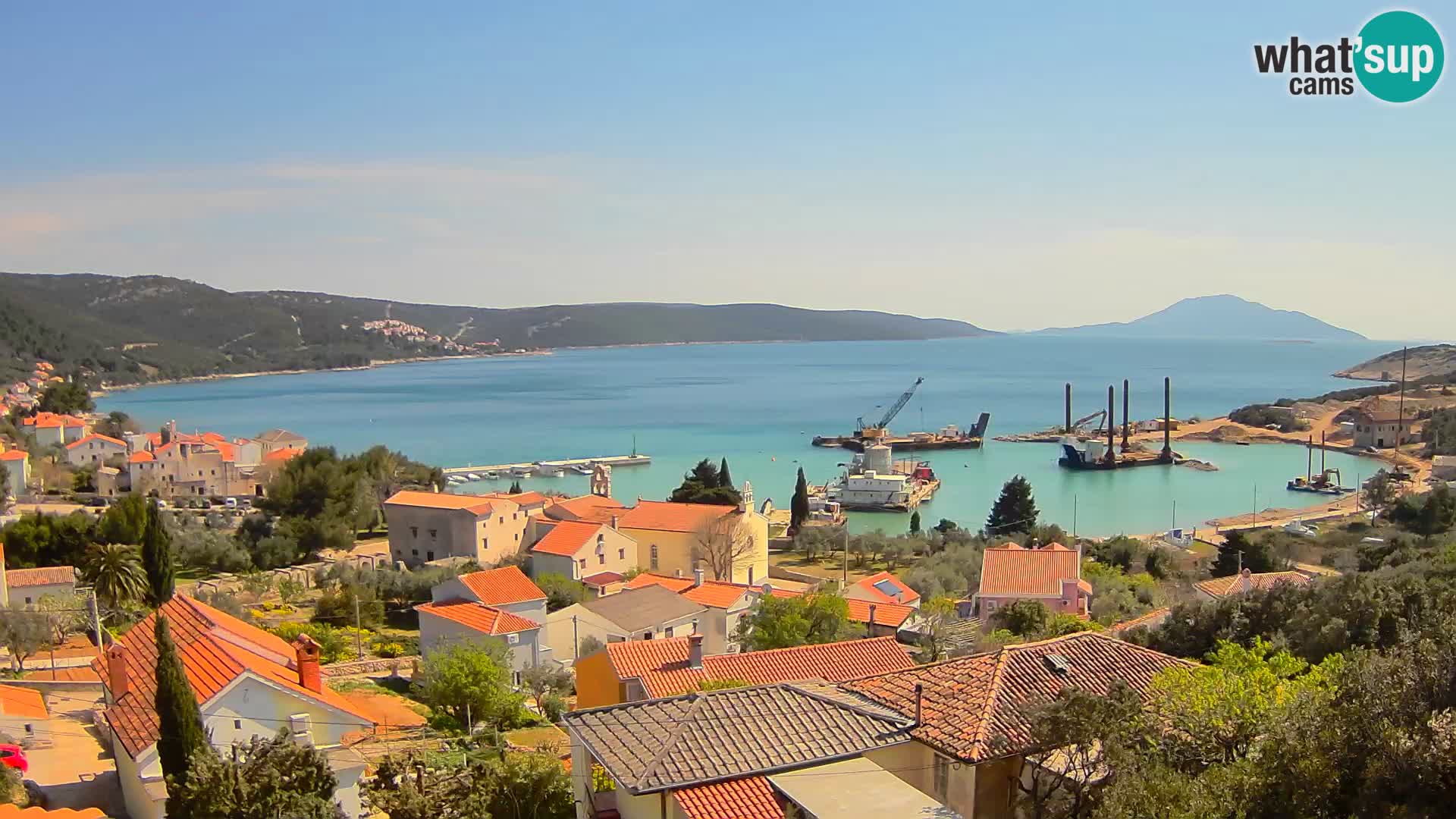 Spletna kamera v živo Martinšćica – otok Cres – Hrvaška