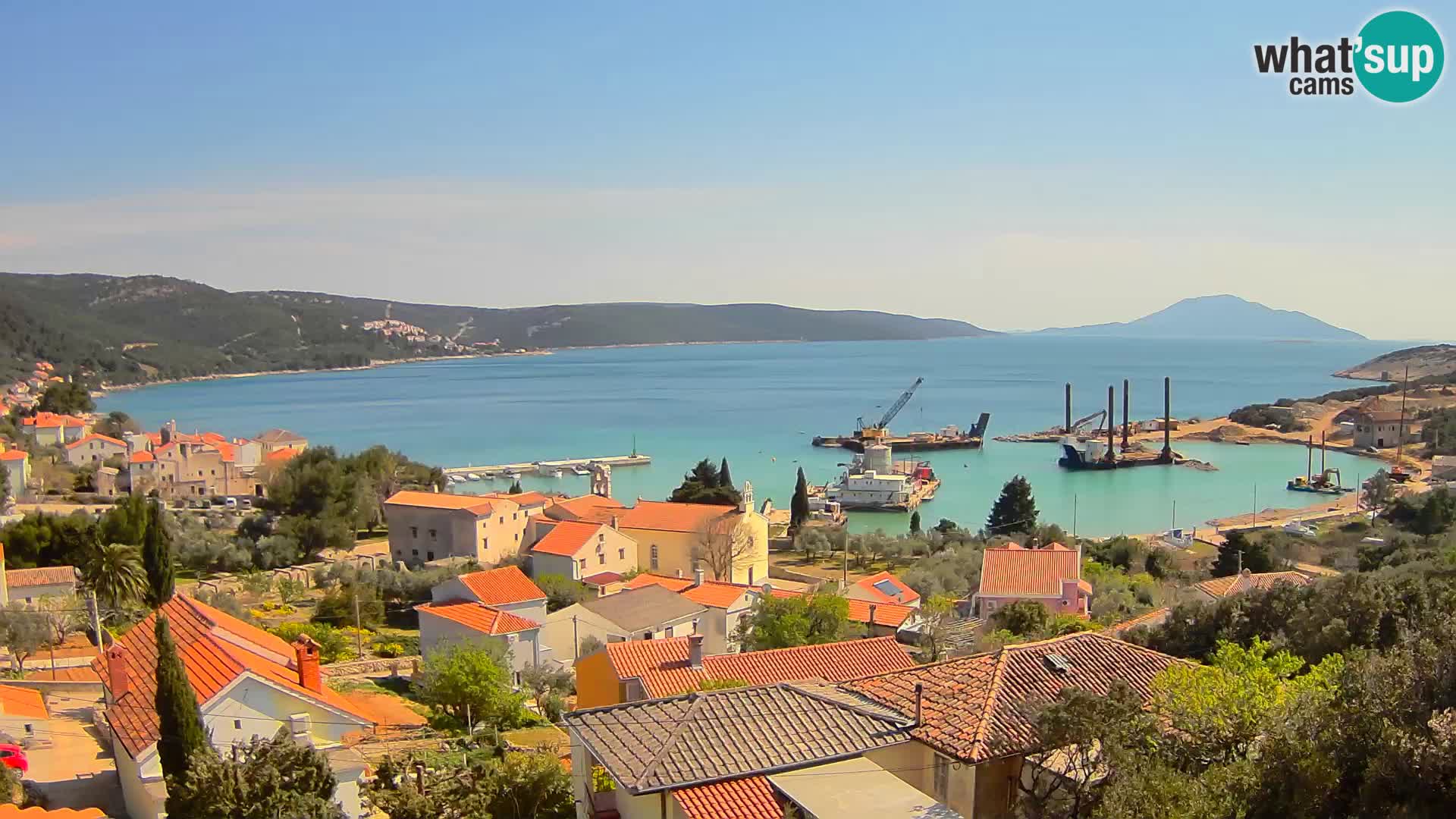 Spletna kamera v živo Martinšćica – otok Cres – Hrvaška