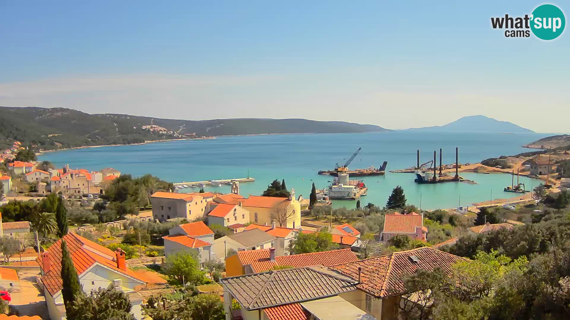 Spletna kamera v živo Martinšćica – otok Cres – Hrvaška