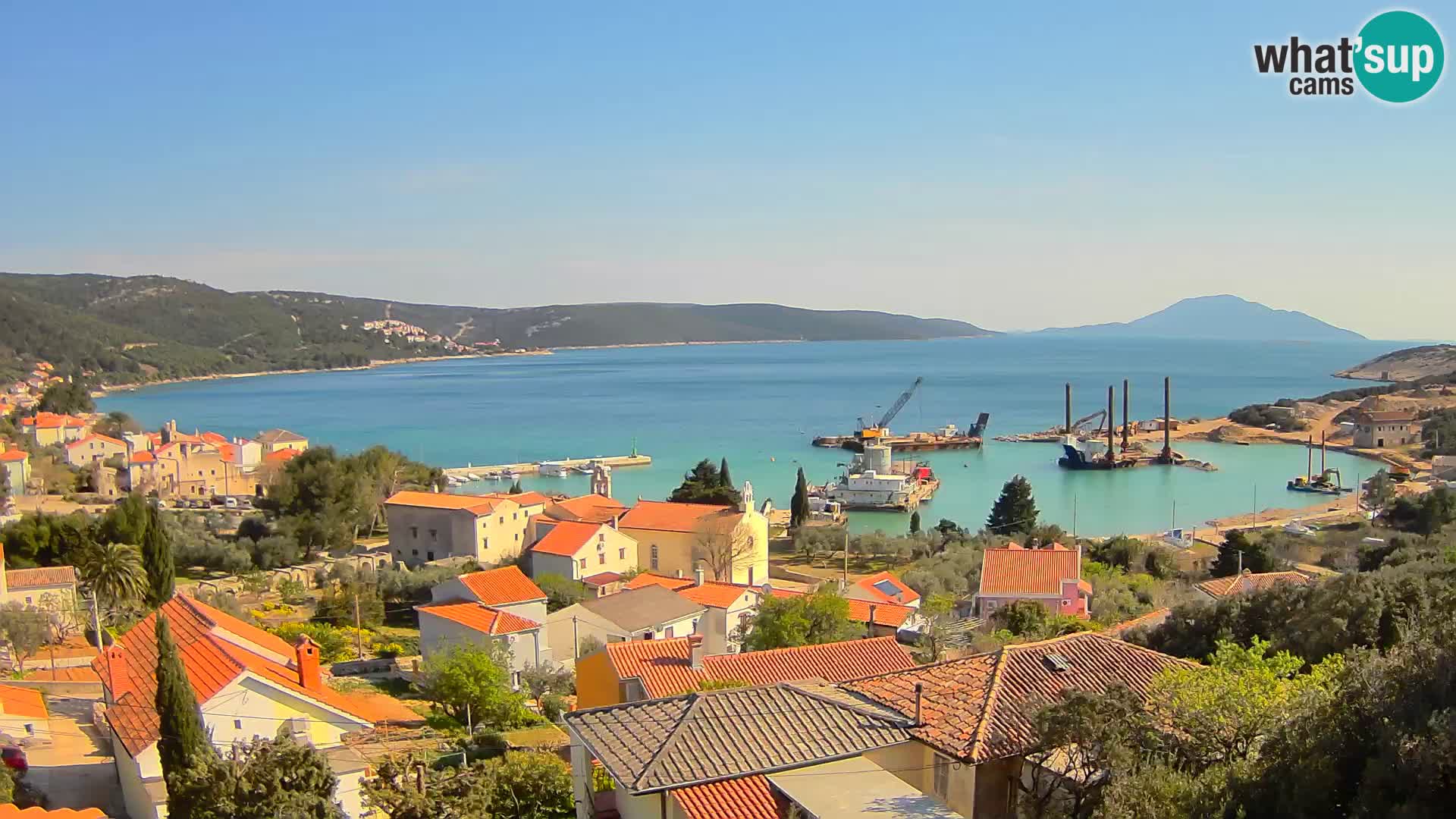 Spletna kamera v živo Martinšćica – otok Cres – Hrvaška