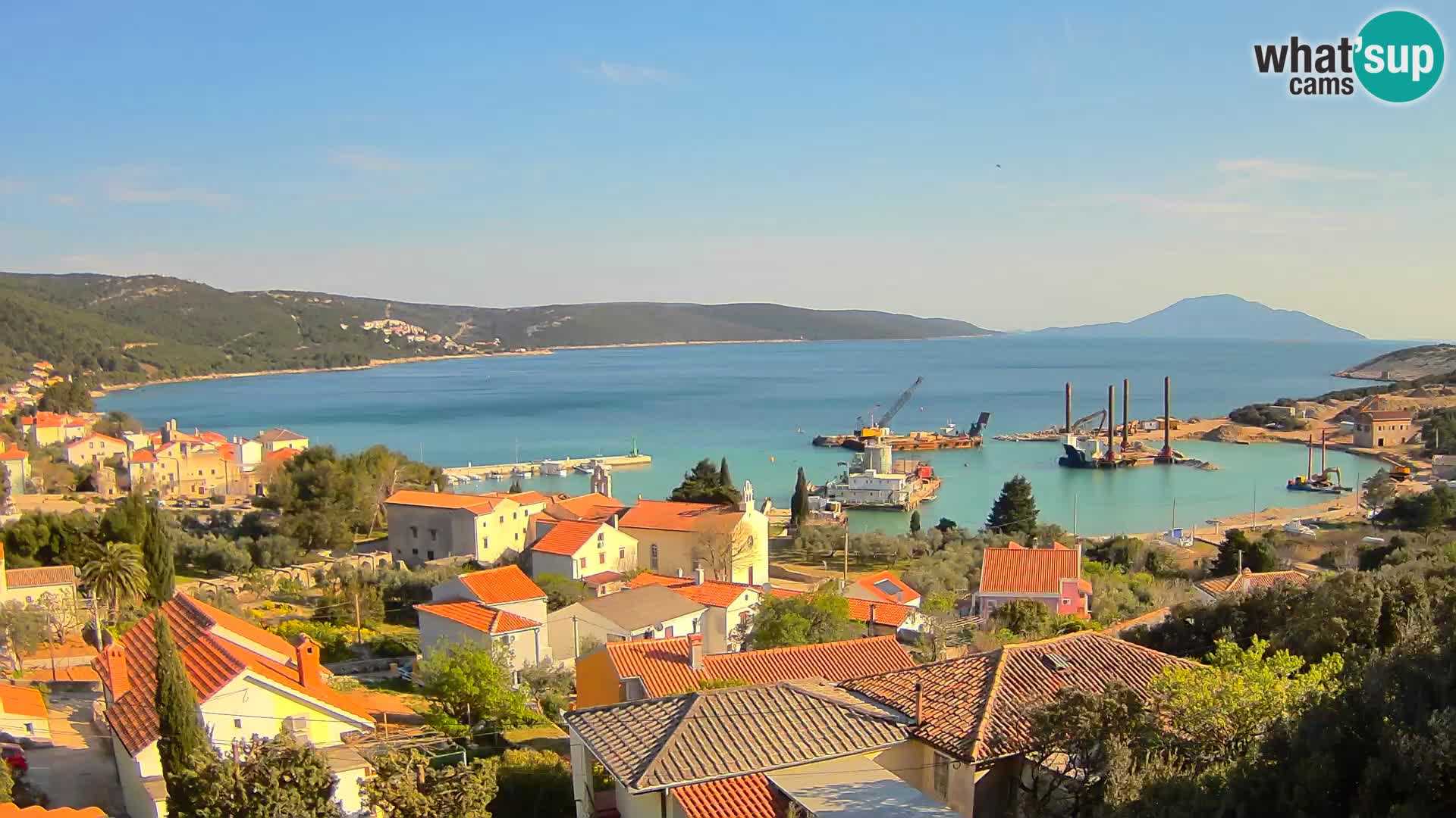 Spletna kamera v živo Martinšćica – otok Cres – Hrvaška